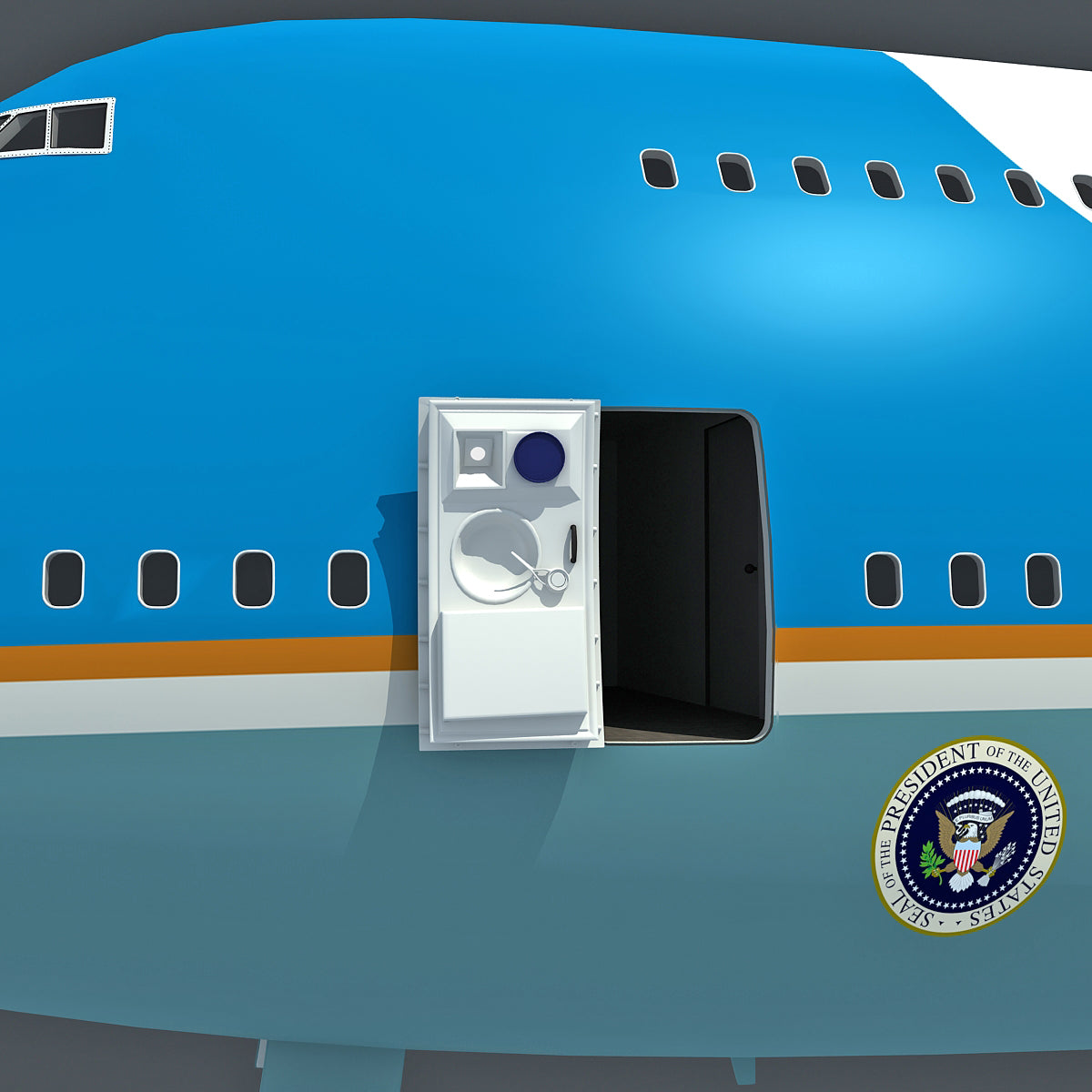 Air Force One 3D Model