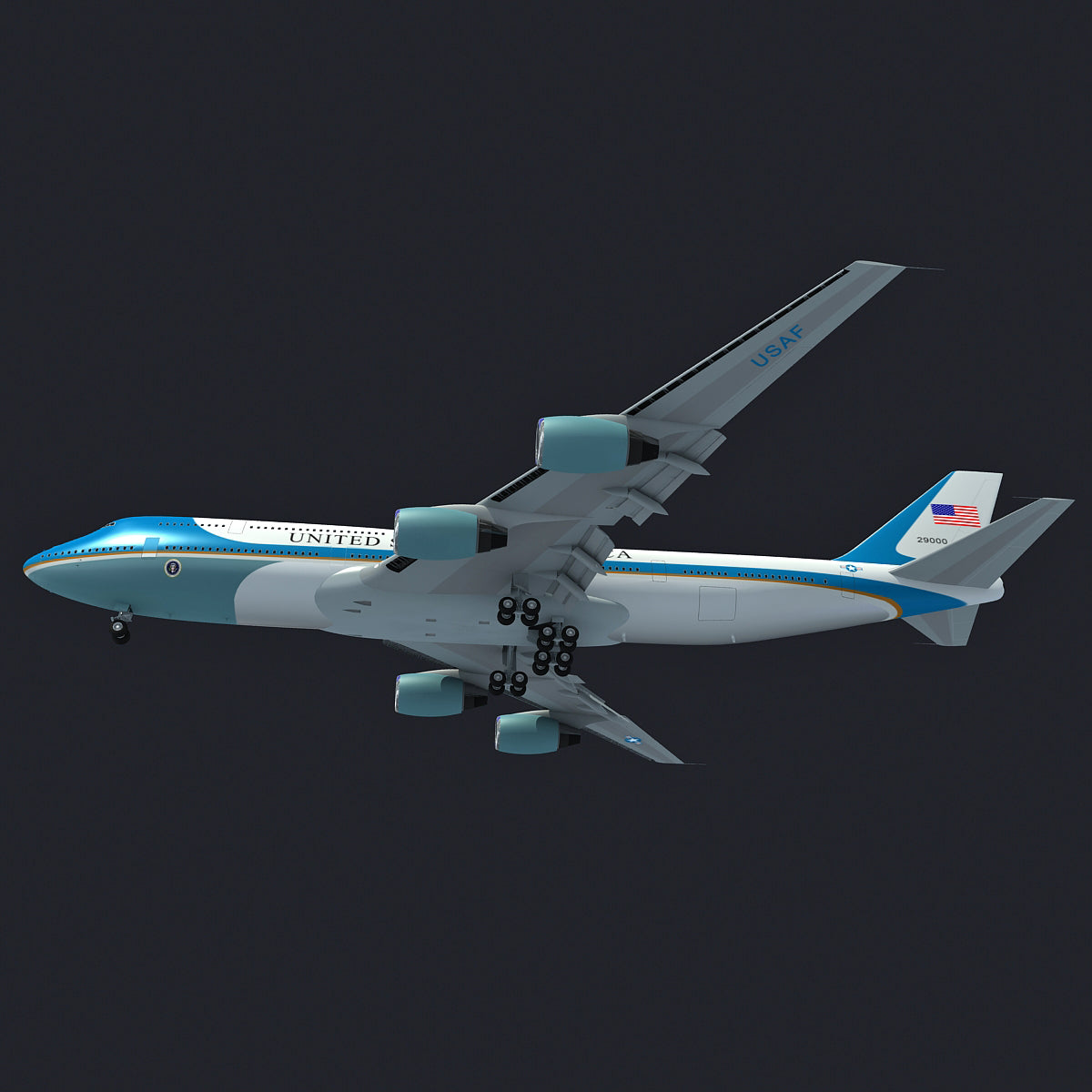 Air Force One 3D Model