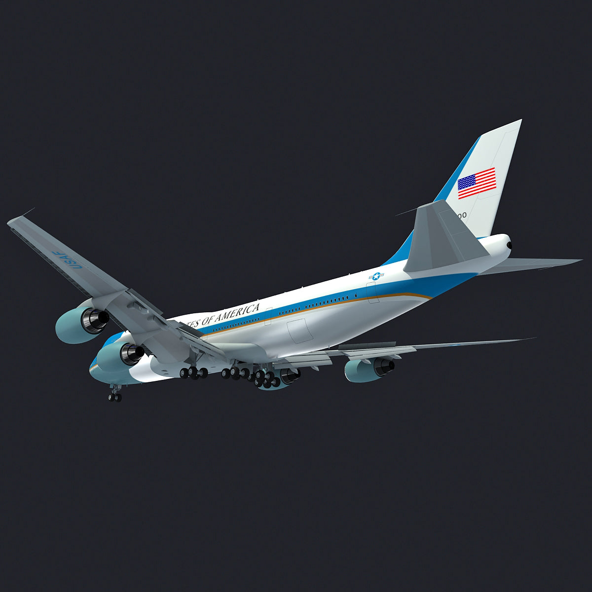 Air Force One 3D Model