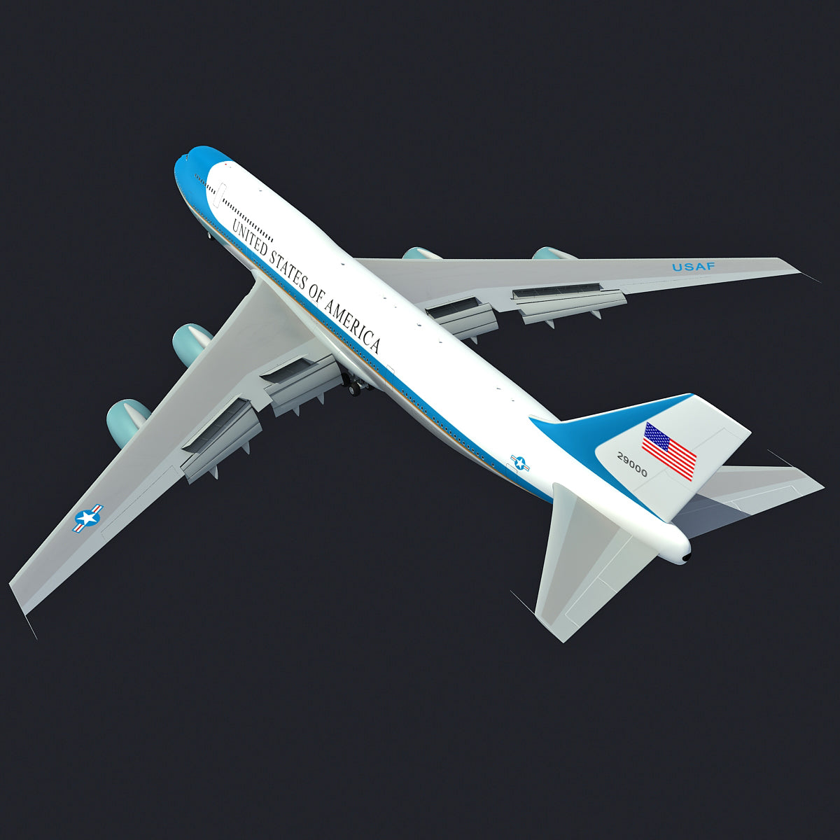 Air Force One 3D Model