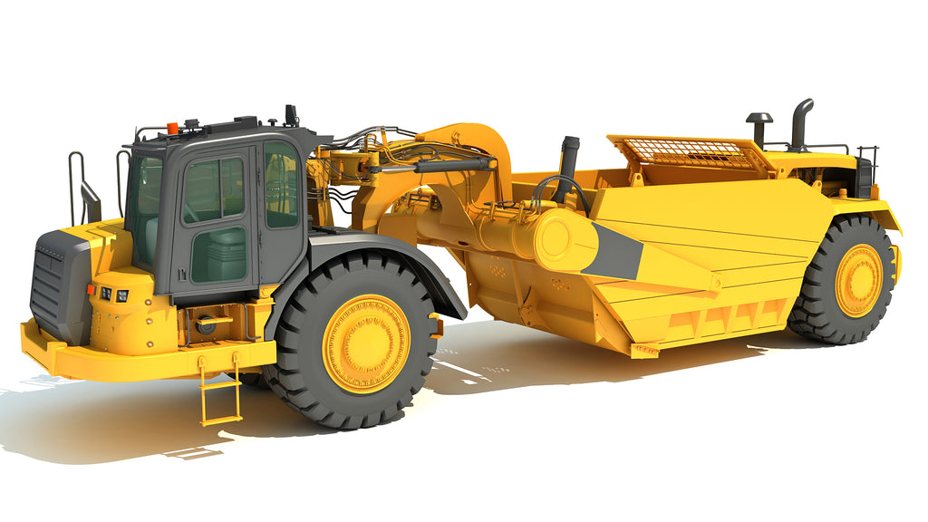 Tractor Scraper 3D Model