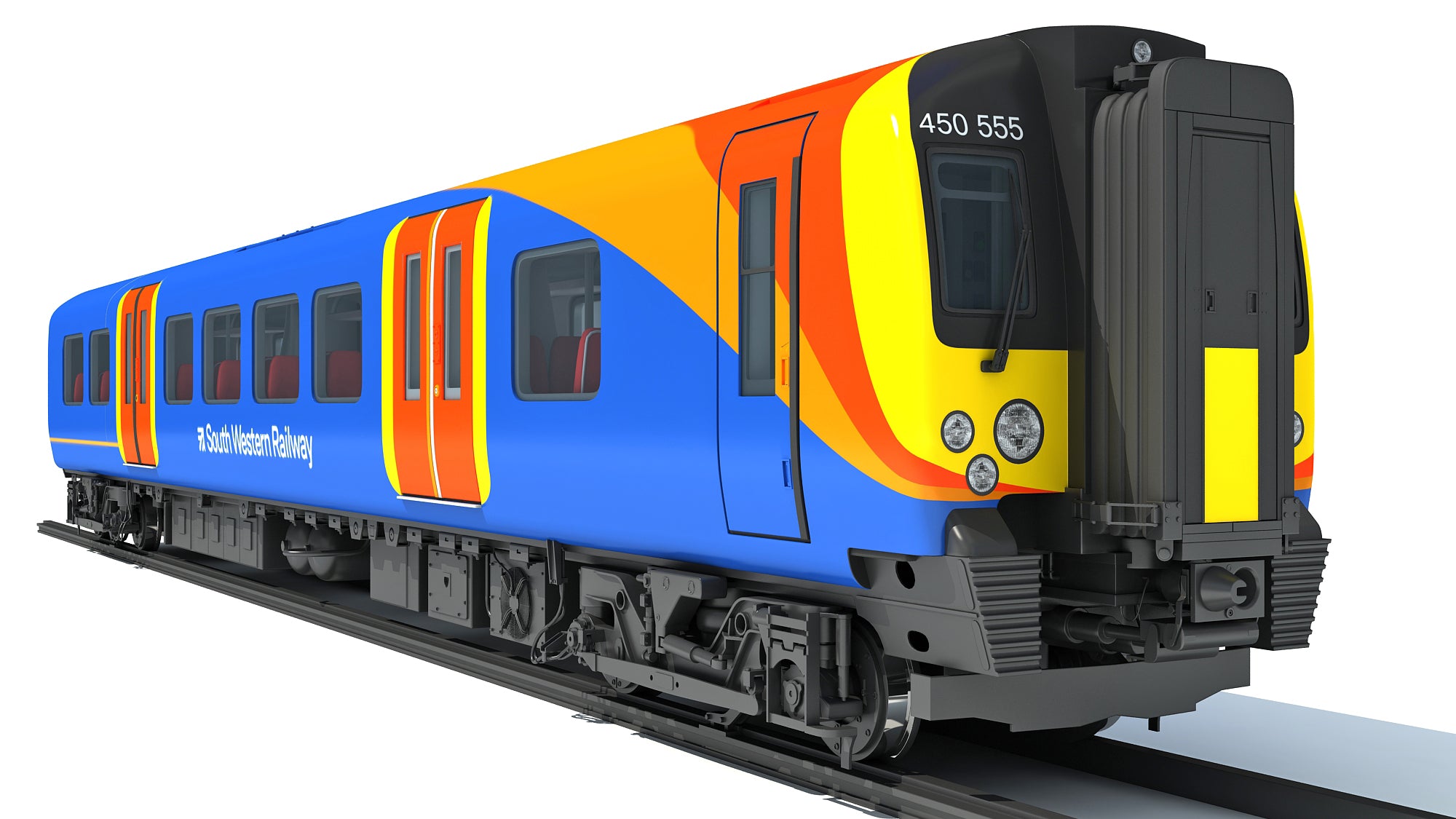 3D British Rail Class 450