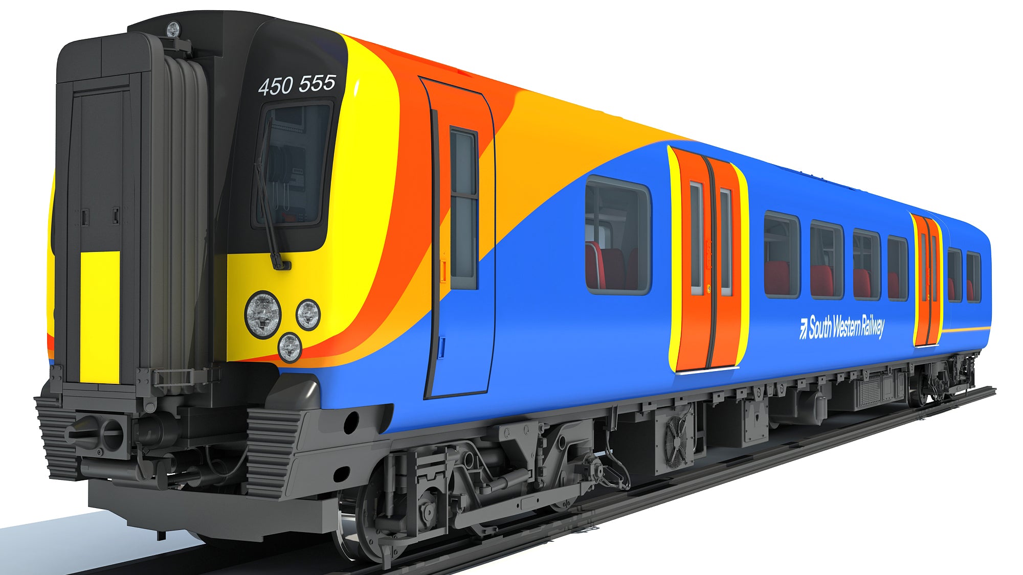 3D British Rail Class 450