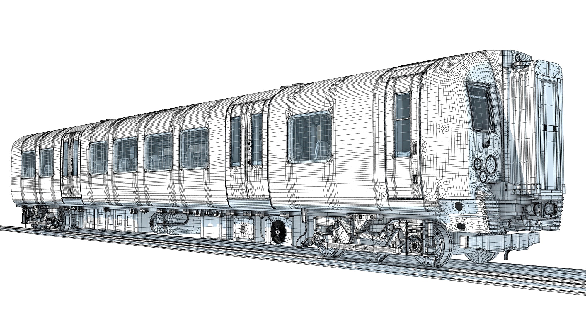 3D British Rail Class 450