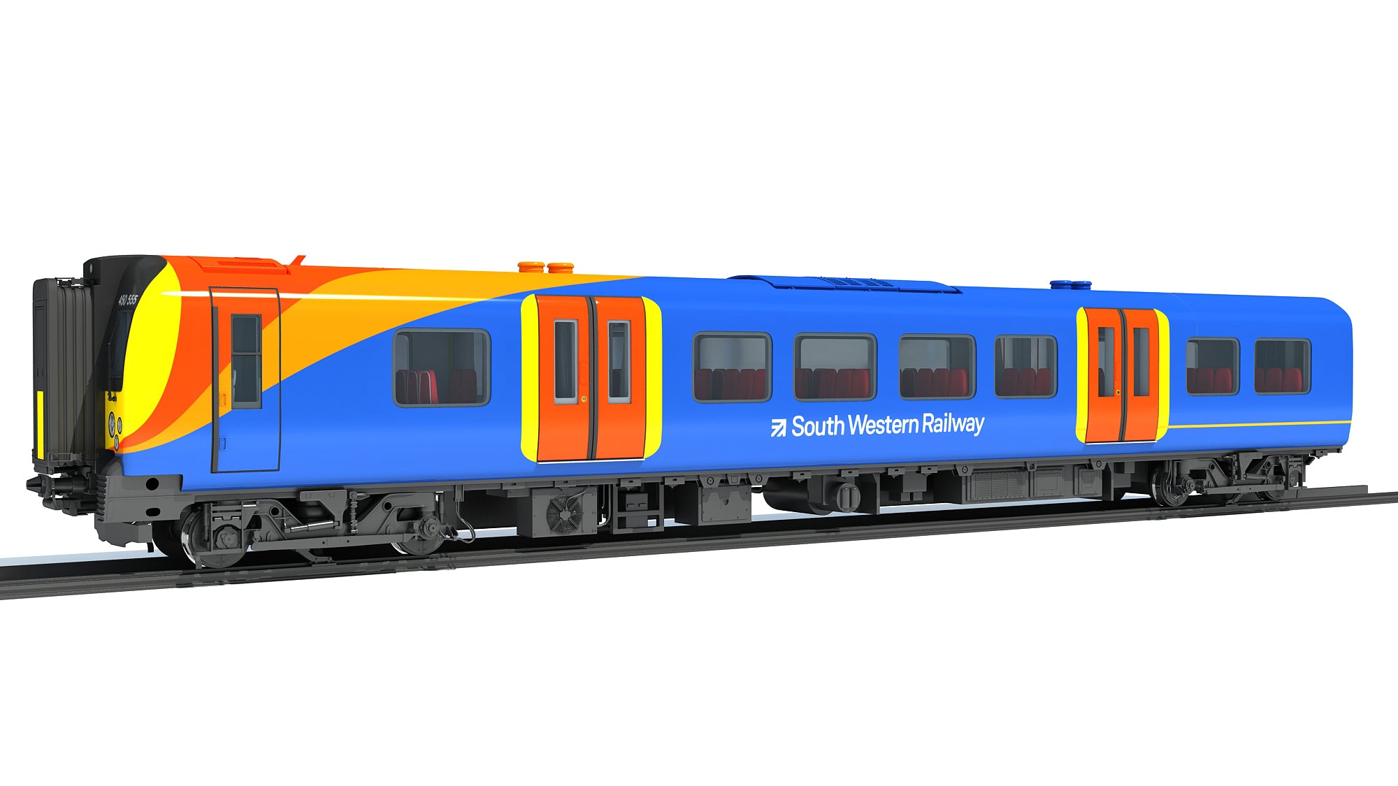 3D British Rail Class 450
