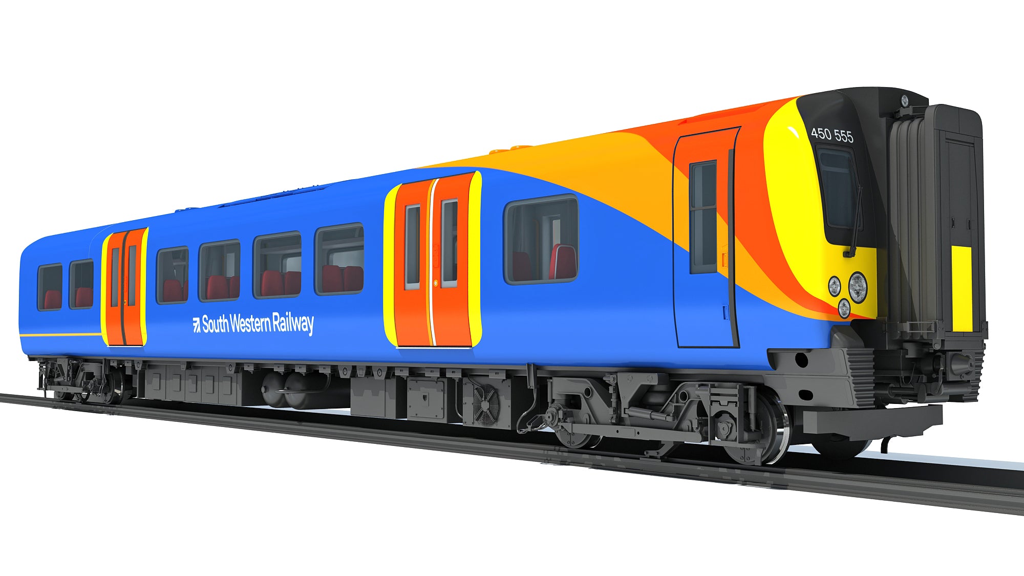 3D British Rail Class 450