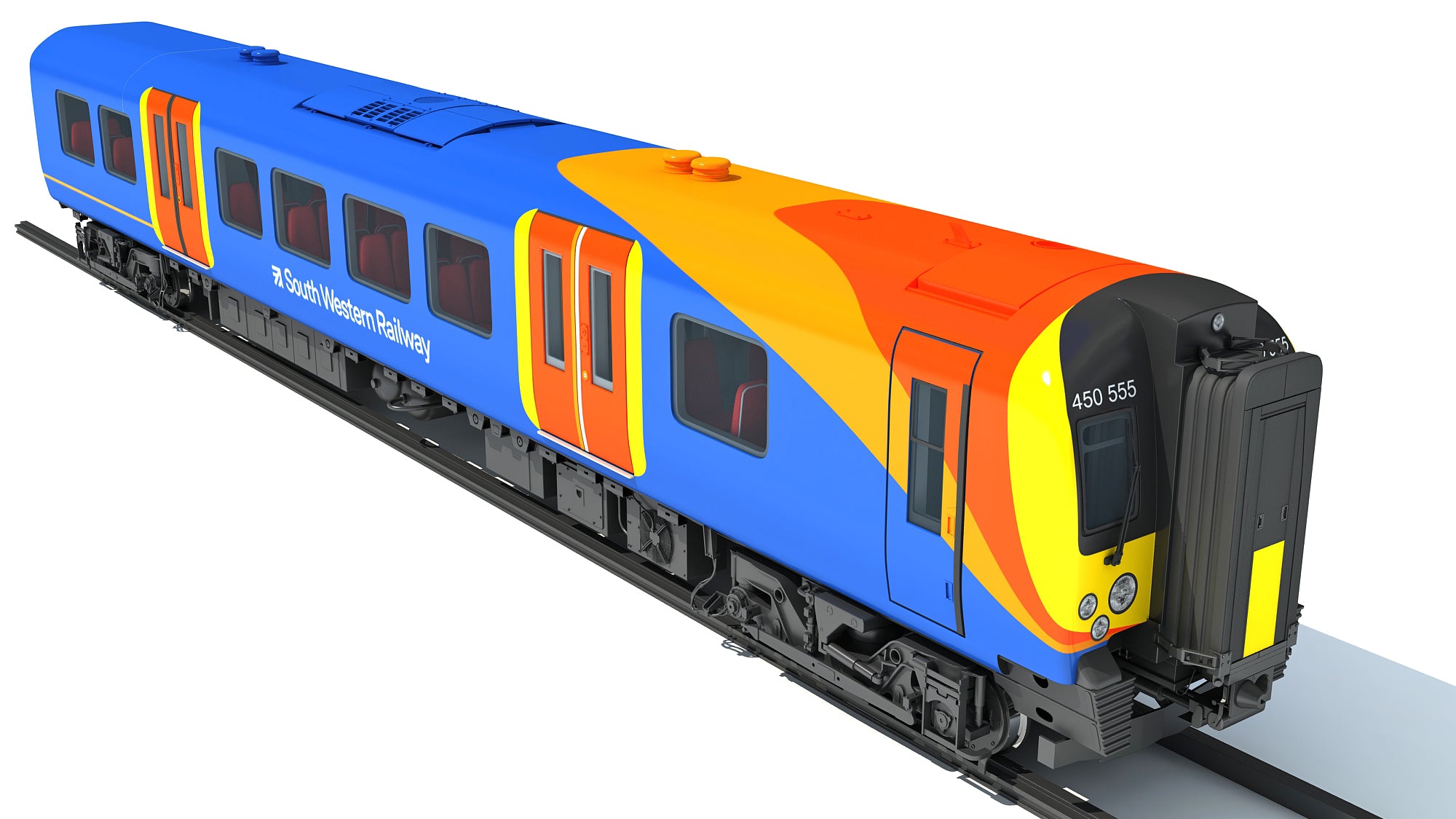 3D British Rail Class 450