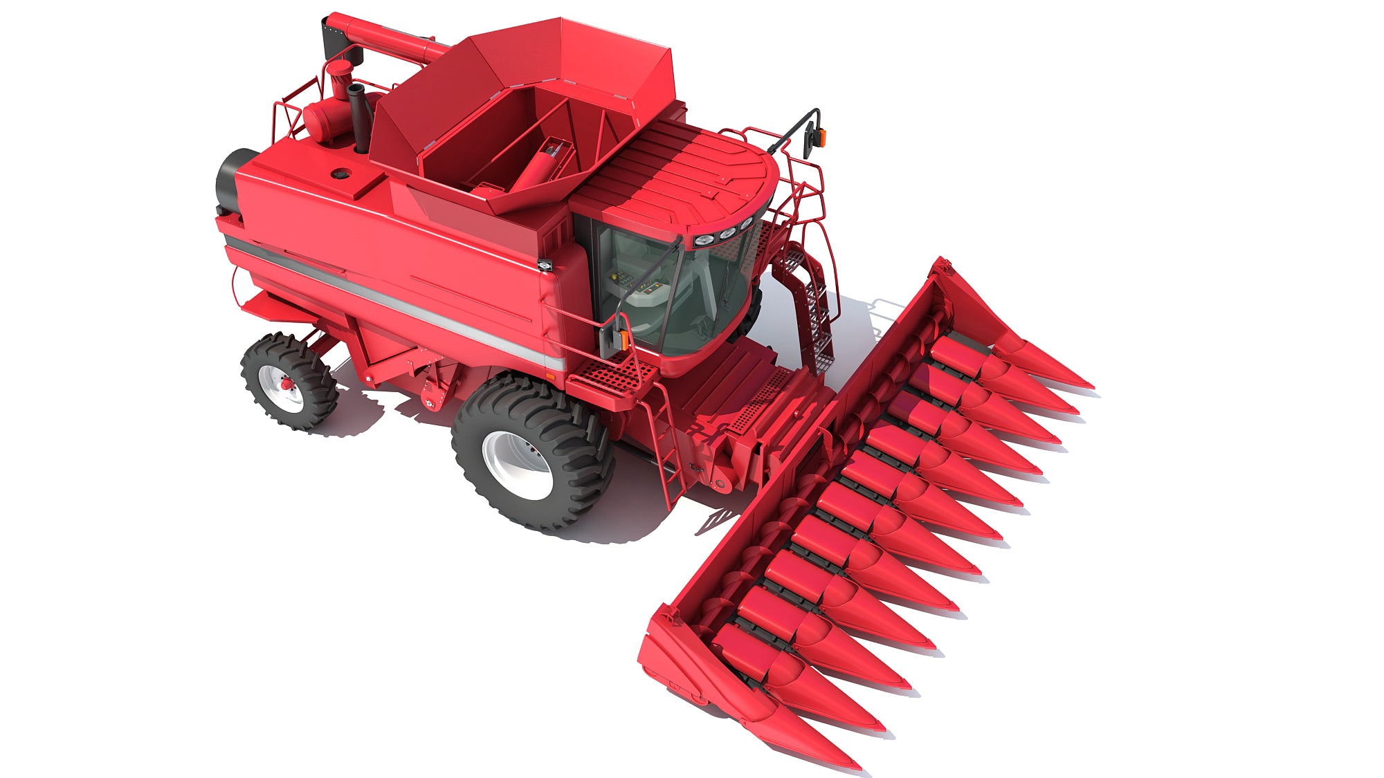 Combine Harvester Model 3D