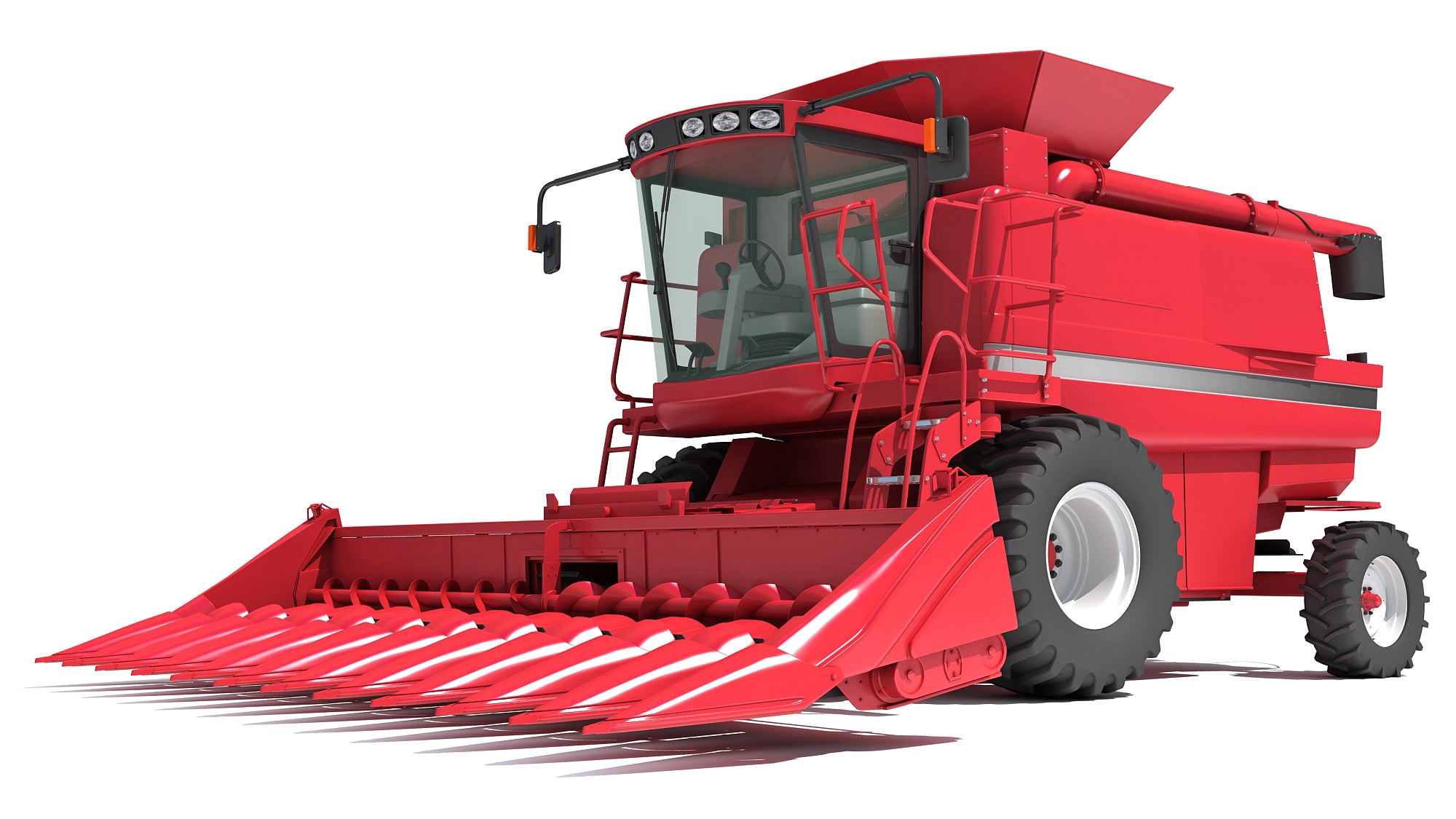 Combine Harvester Model 3D