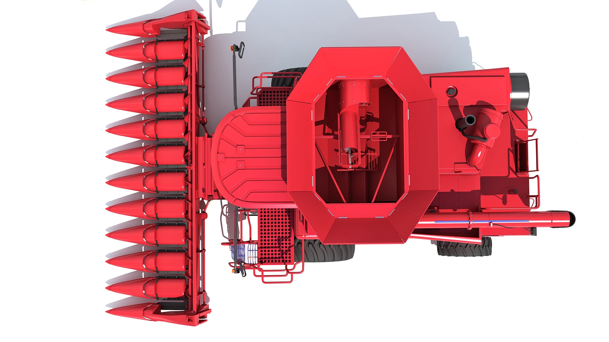 Combine Harvester Model 3D