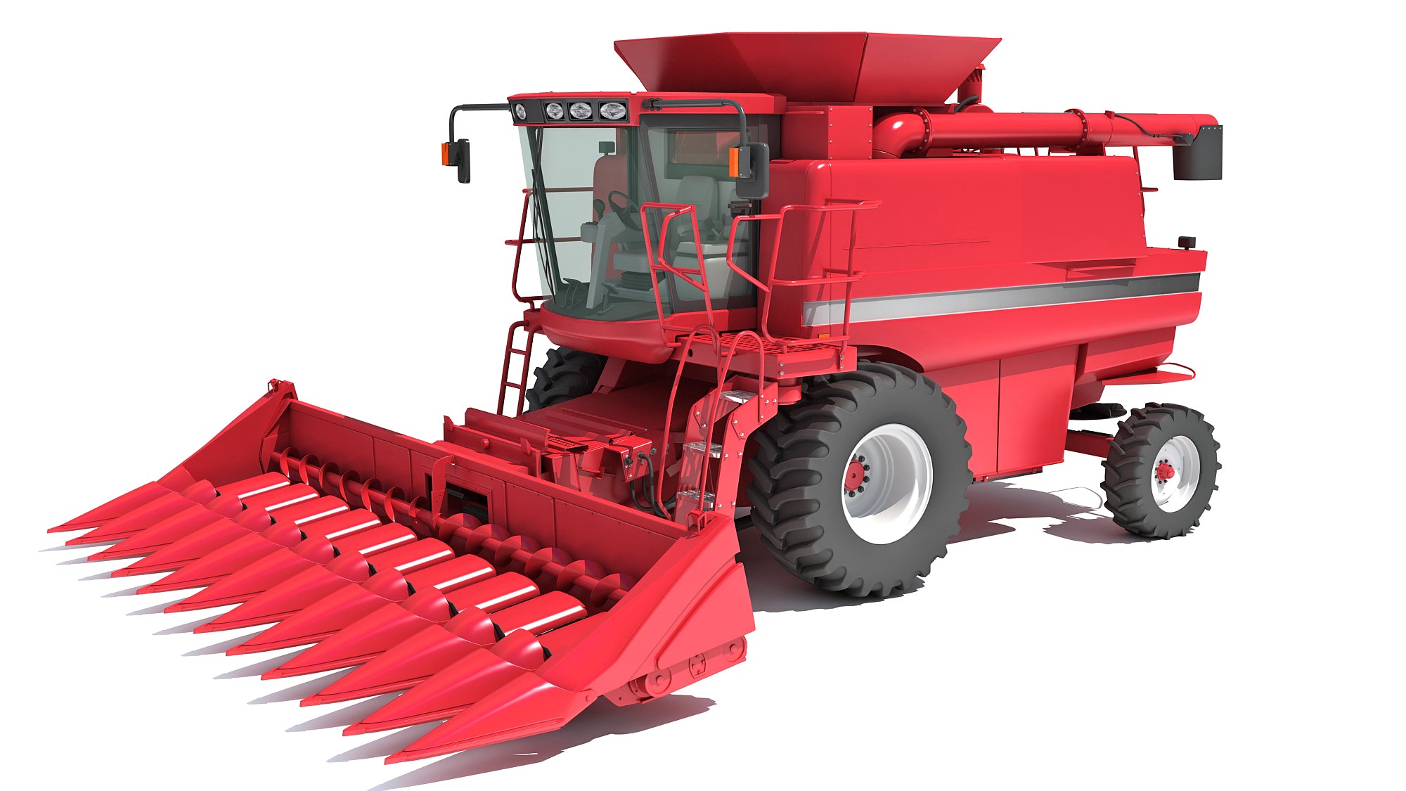 Combine Harvester Model 3D