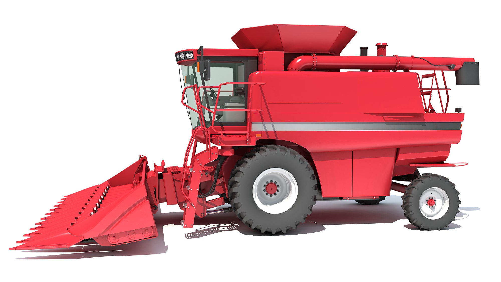 Combine Harvester Model 3D