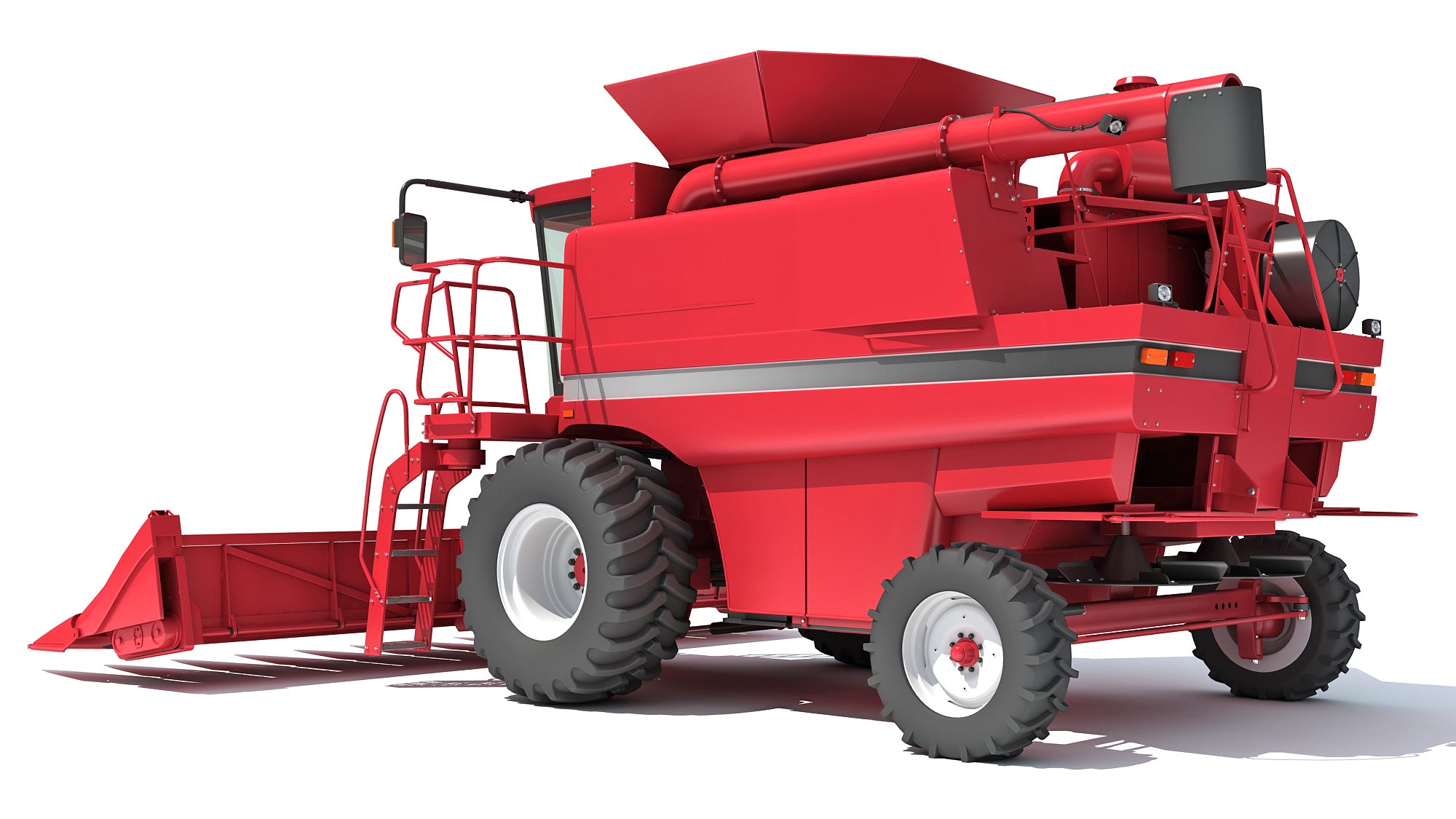 Combine Harvester Model 3D