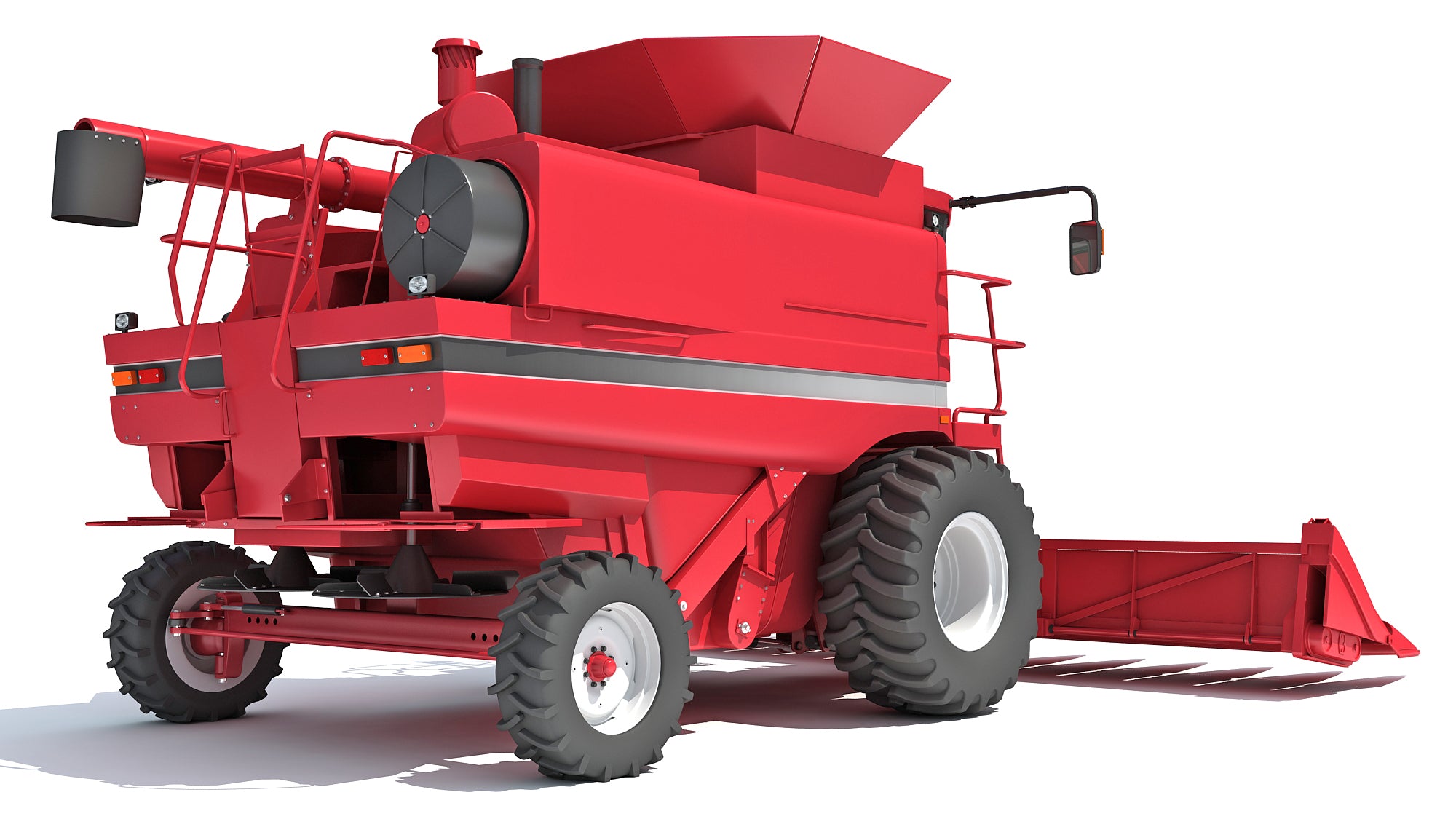 Combine Harvester Model 3D