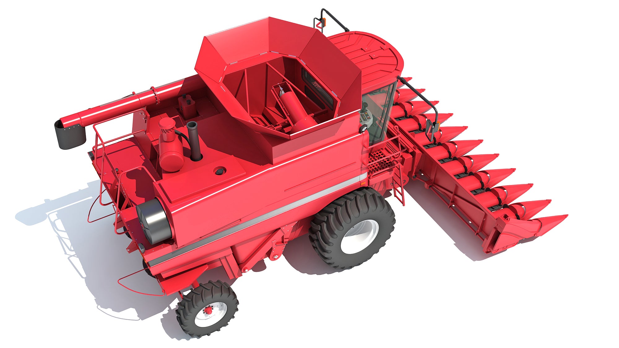 Combine Harvester Model 3D