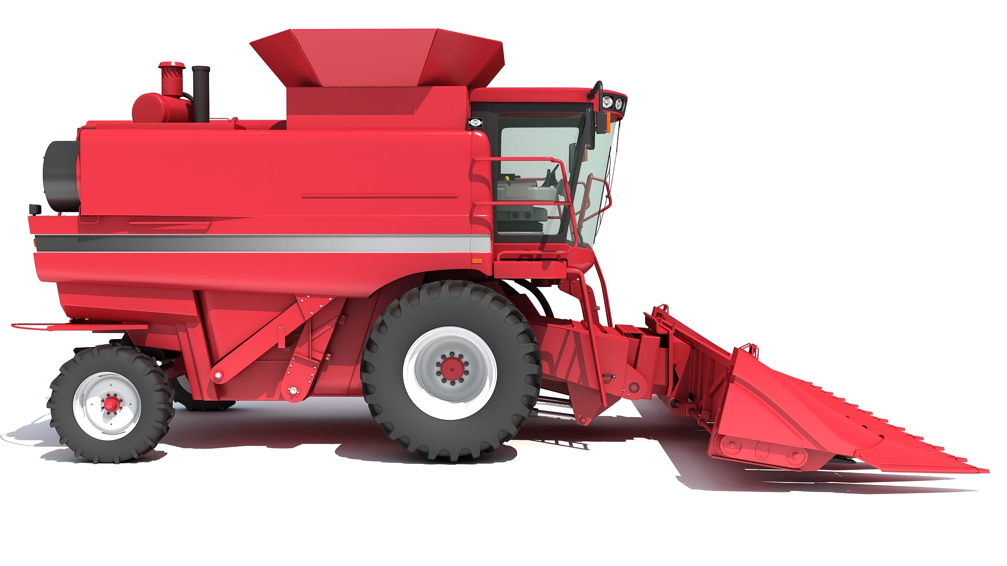 Combine Harvester Model 3D