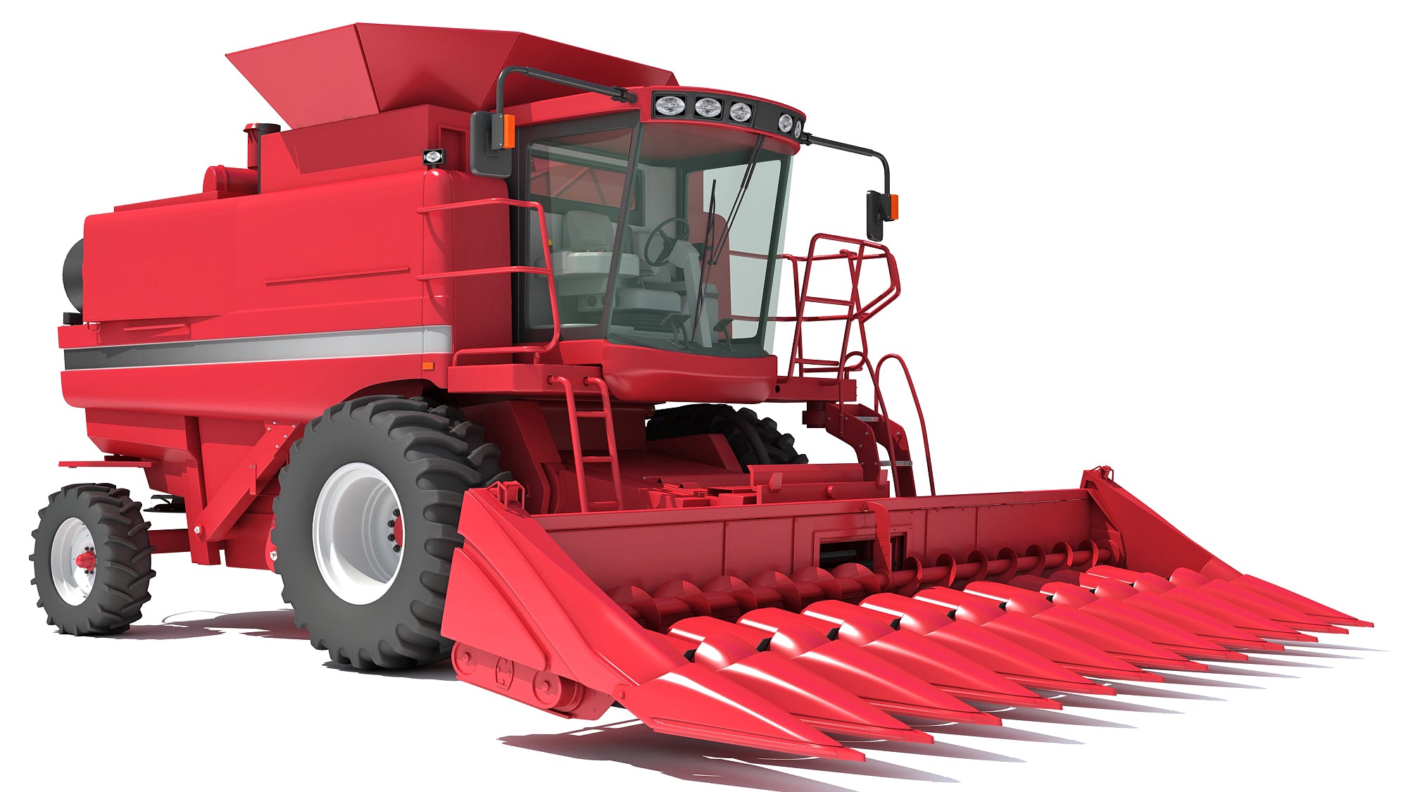 Combine Harvester Model 3D