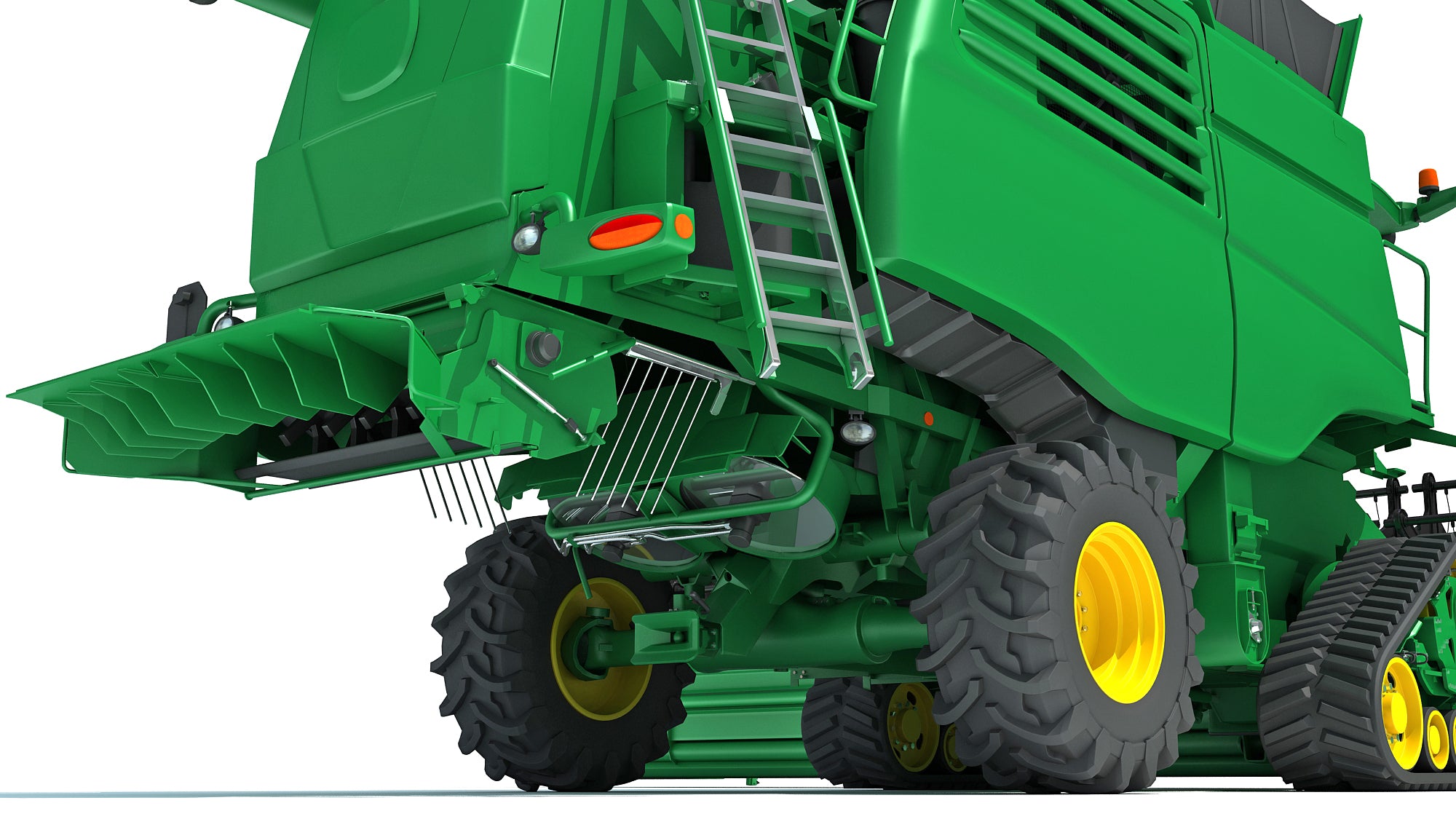 Green Combine Harvester