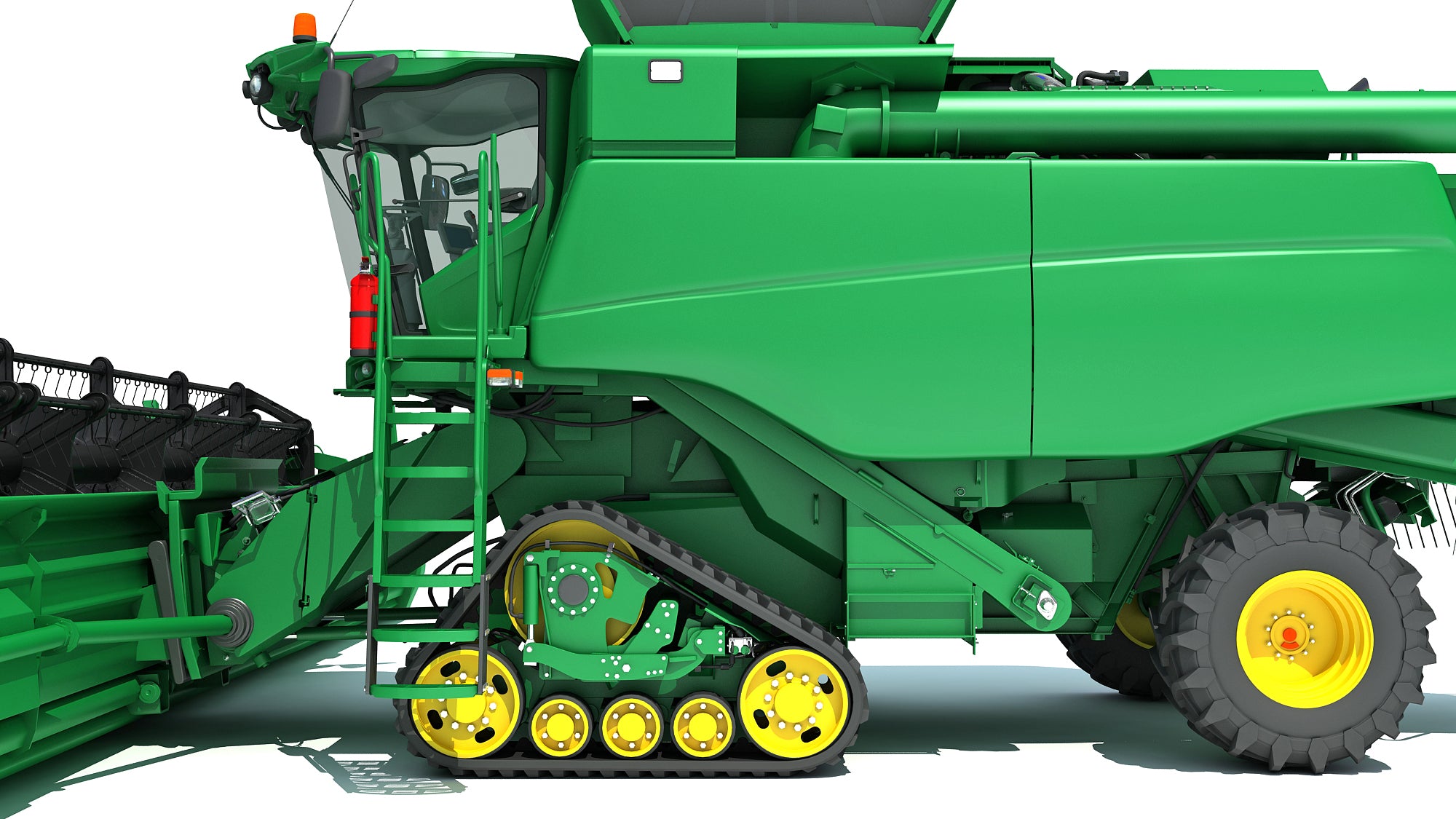 Green Combine Harvester