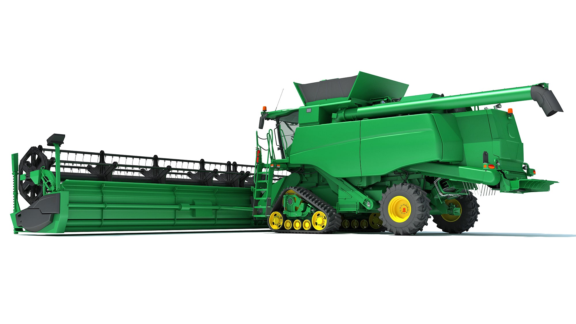 Green Combine Harvester