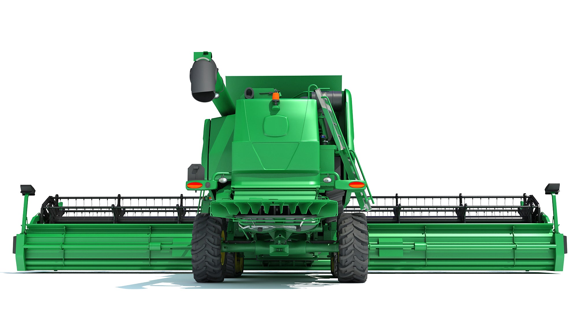Green Combine Harvester
