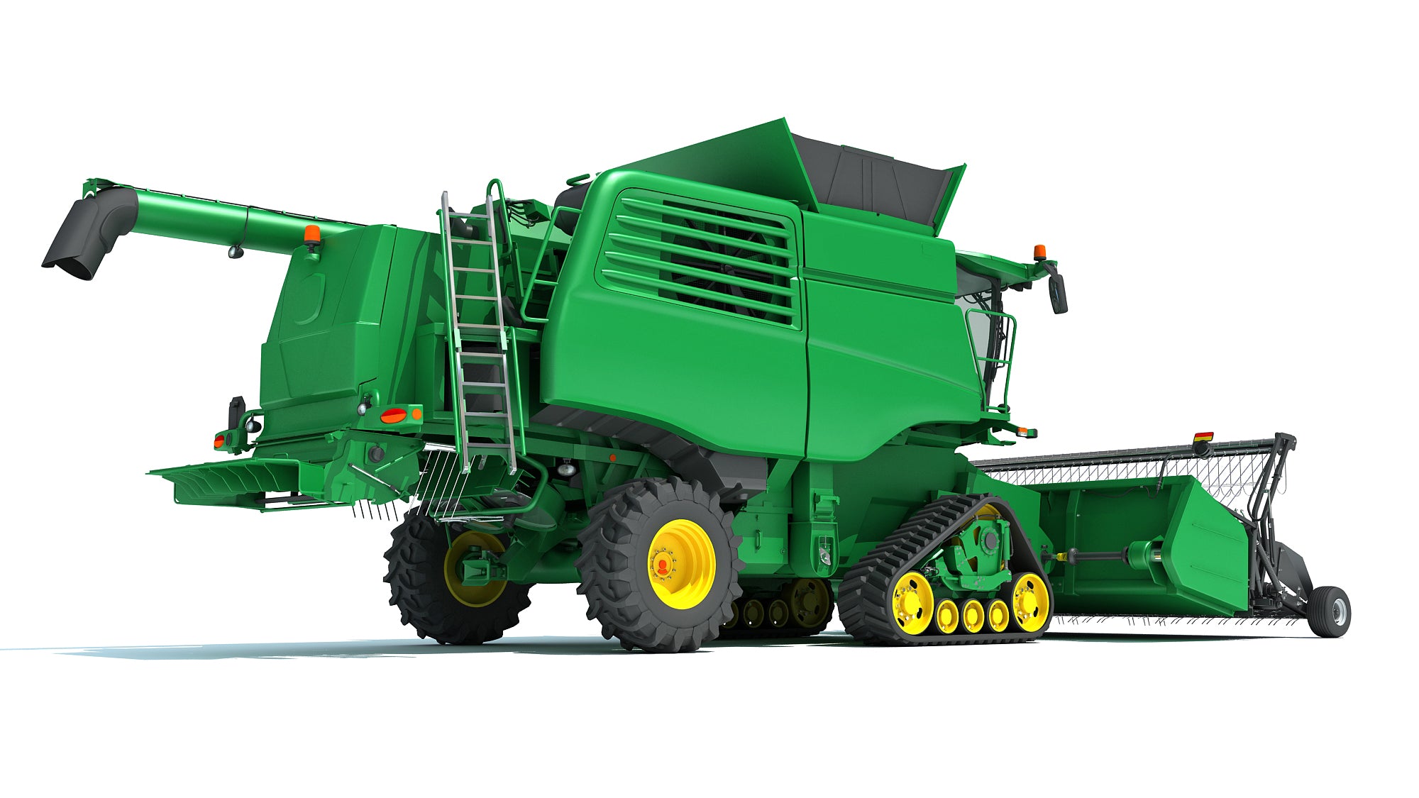 Green Combine Harvester