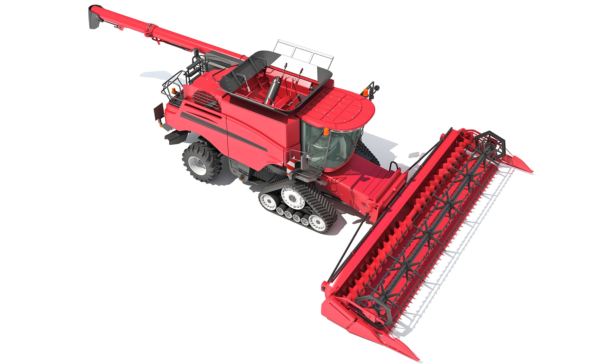 Combine Harvester 3D Model