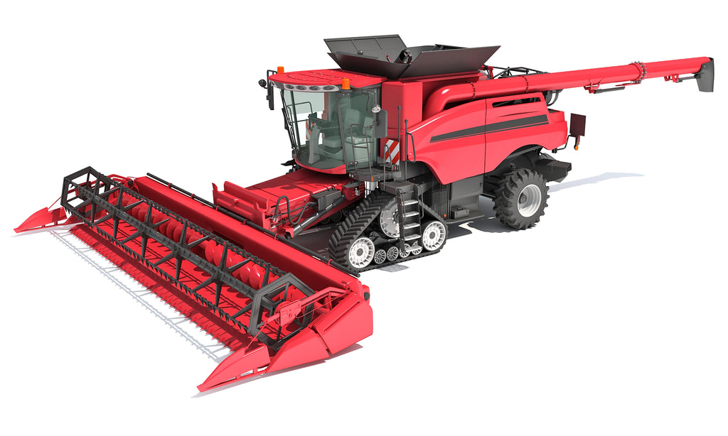 Combine Harvester 3D Model