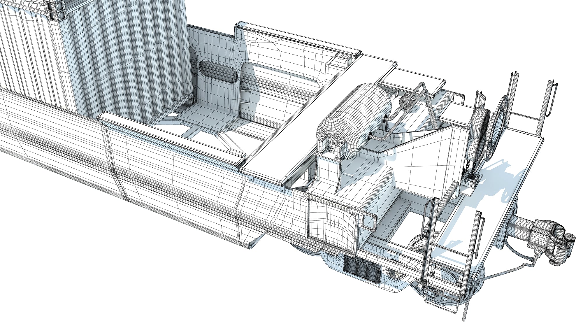 Double Stack Cars with Containers