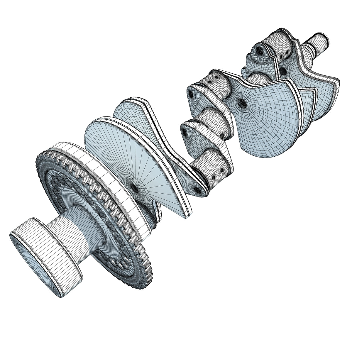 3D Engine Parts Models