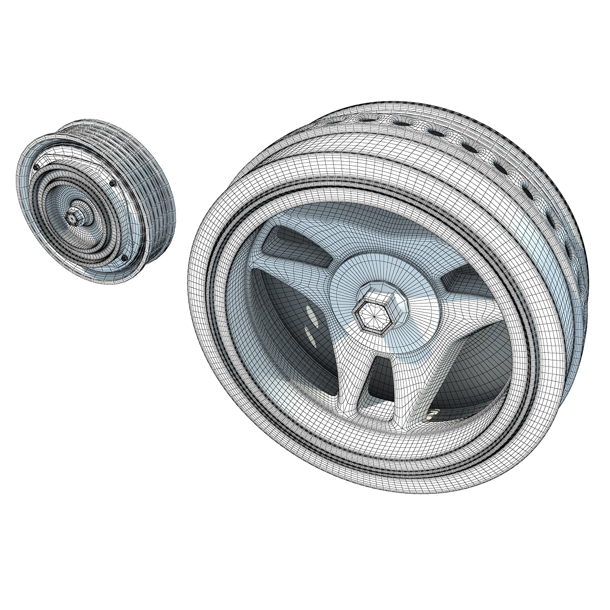 3D Engine Parts Models