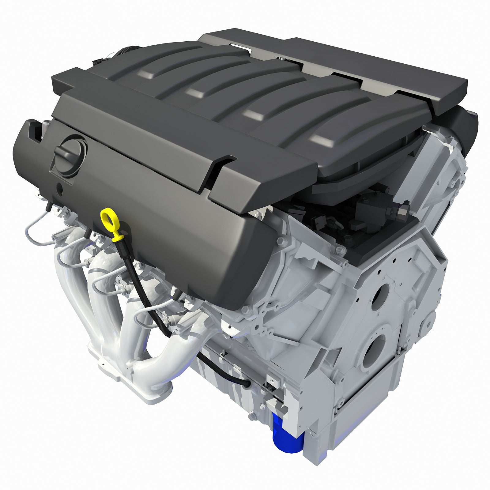 3D Models V8 Engine Light