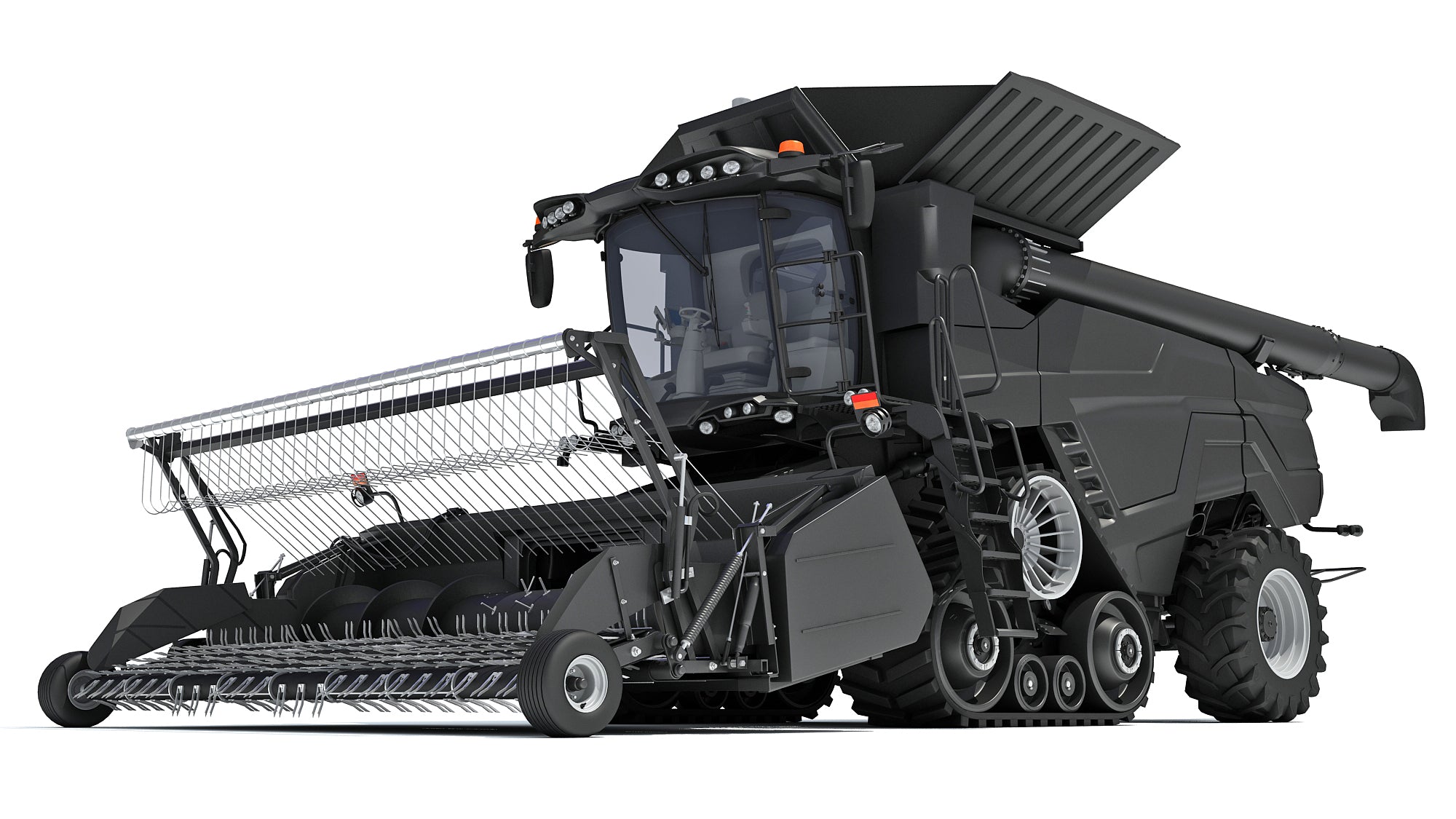 Black Combine Harvester V5