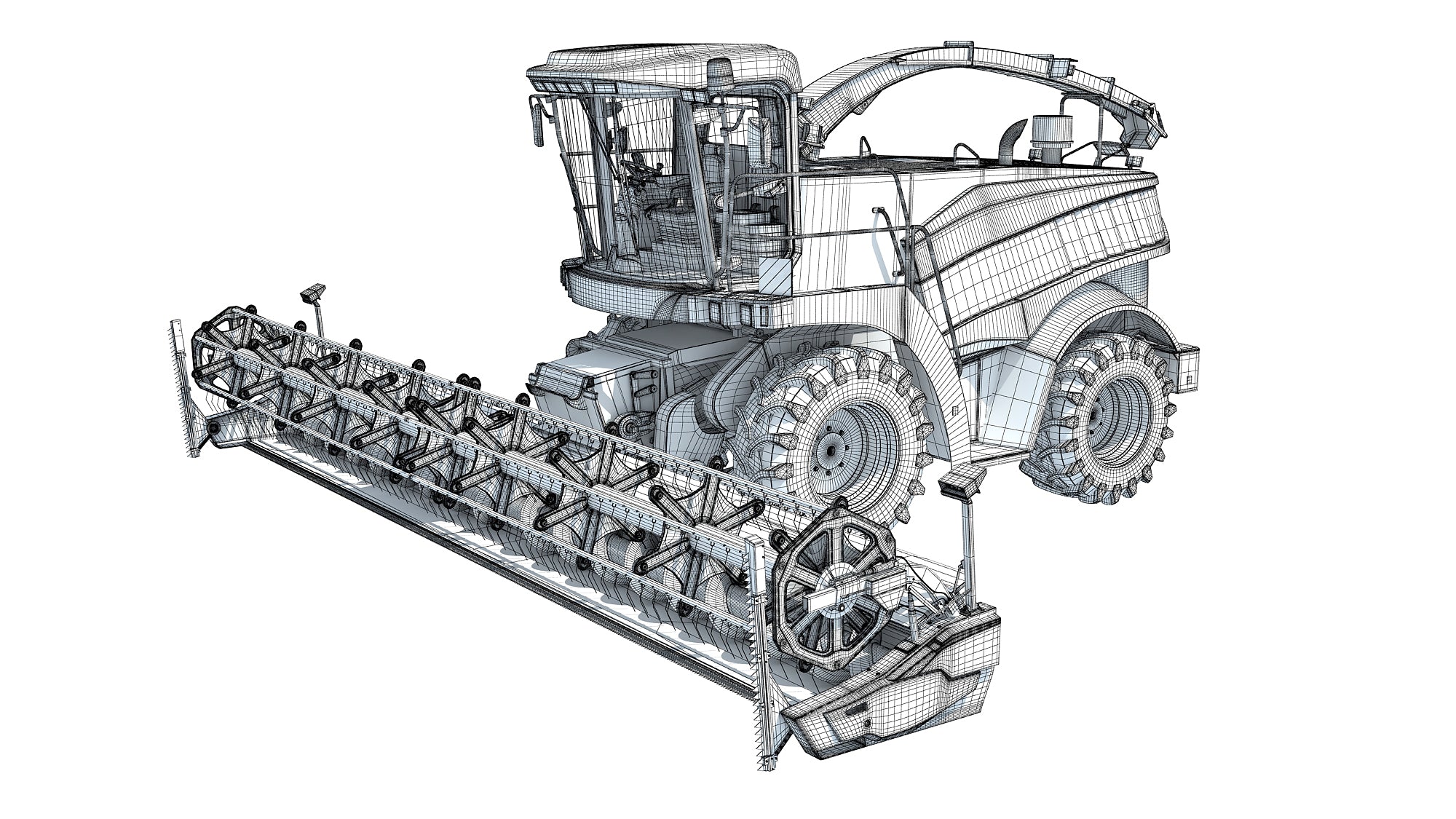 3D Combine Harvester
