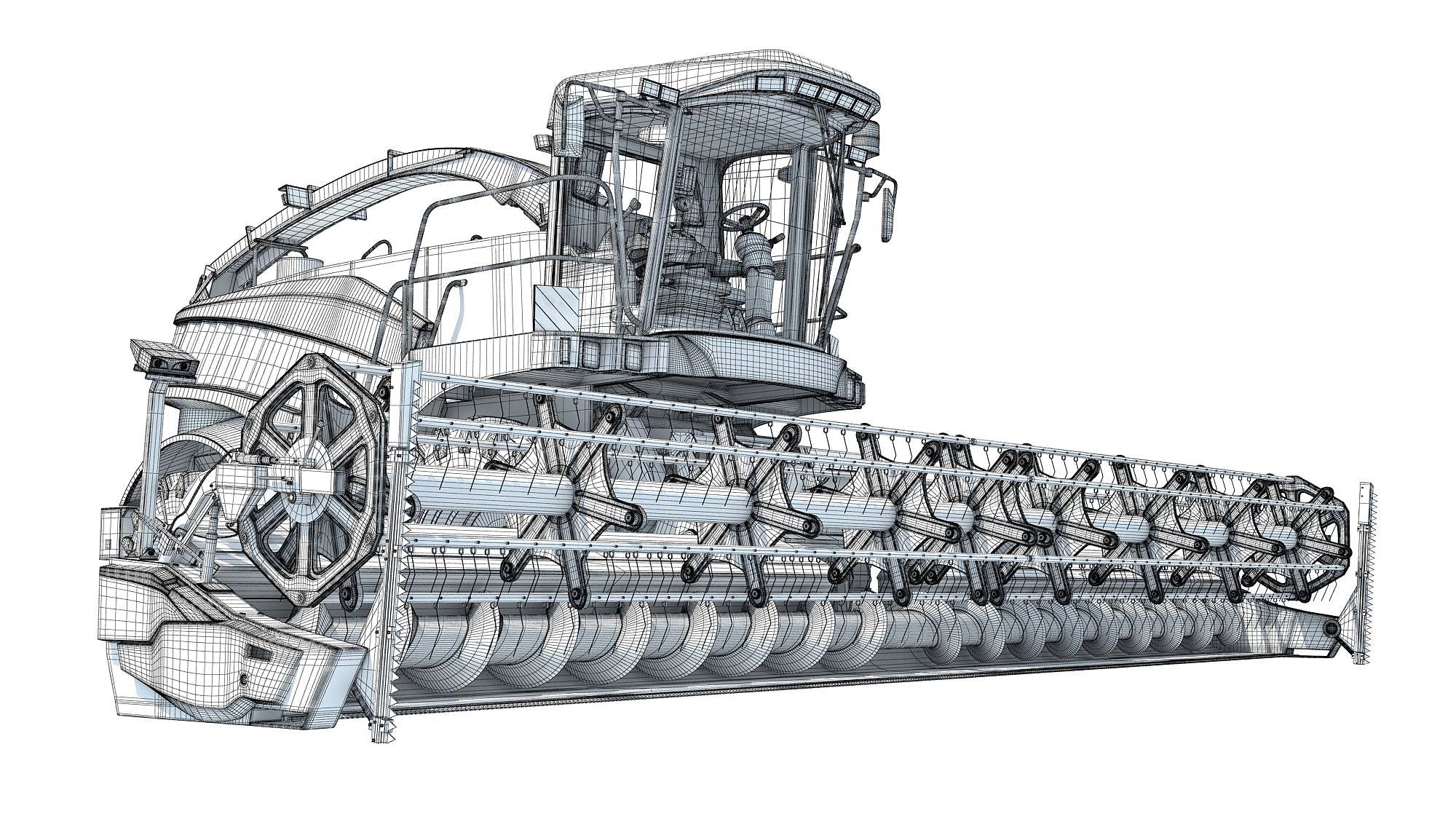 3D Combine Harvester
