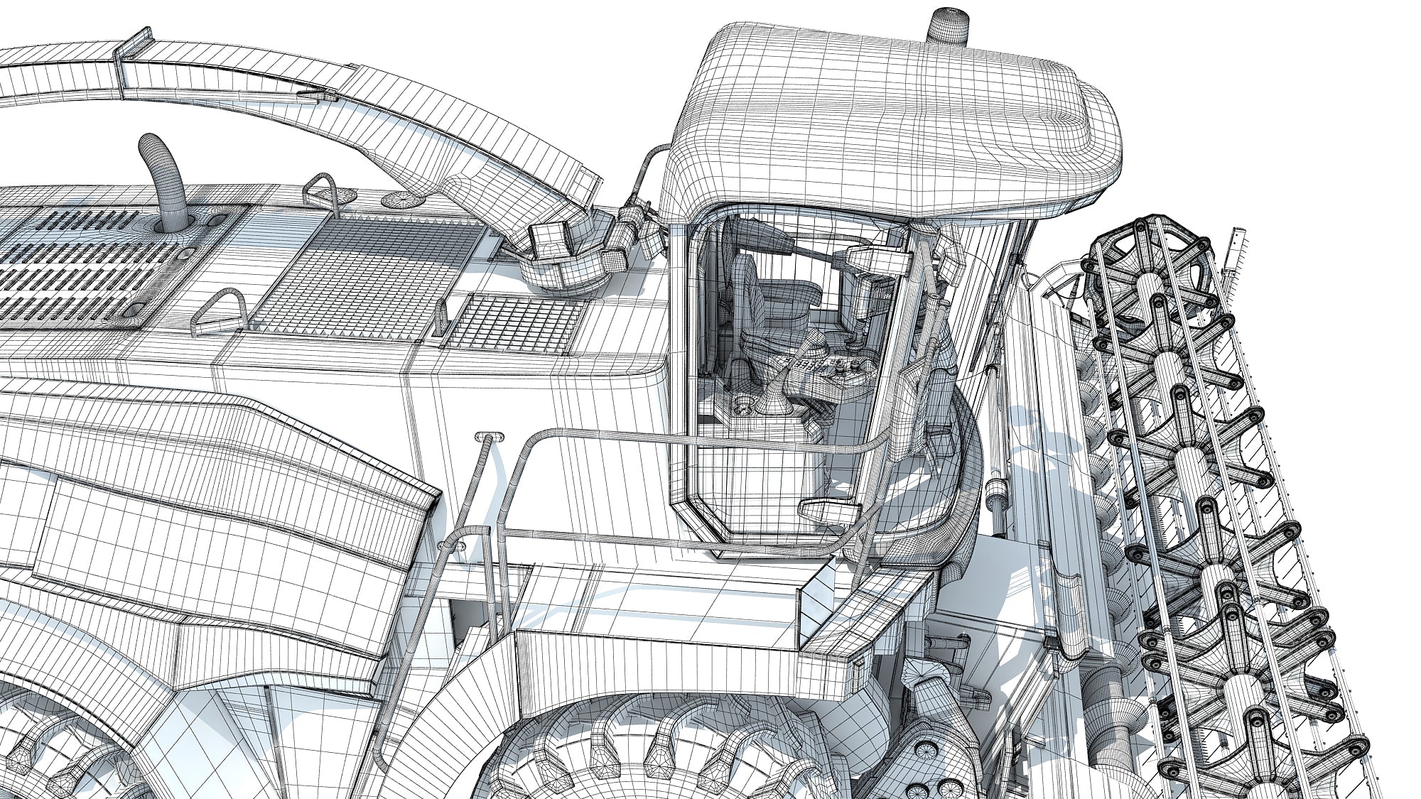 3D Combine Harvester