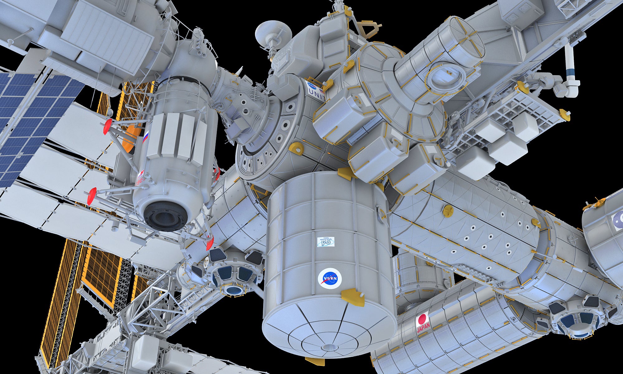 Space Computer Models International Space Station Desktop Models
