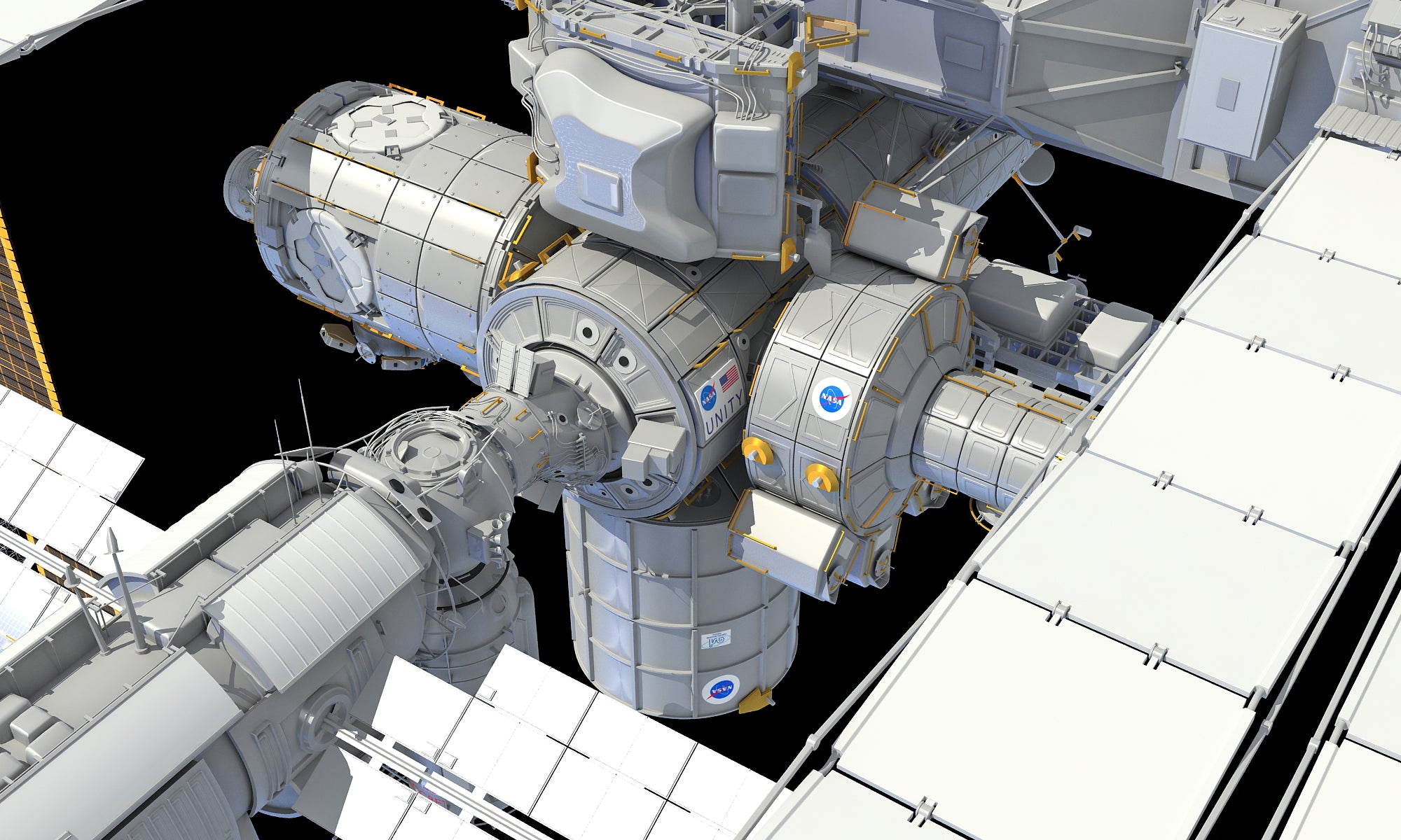 3D ISS International Space Station models
