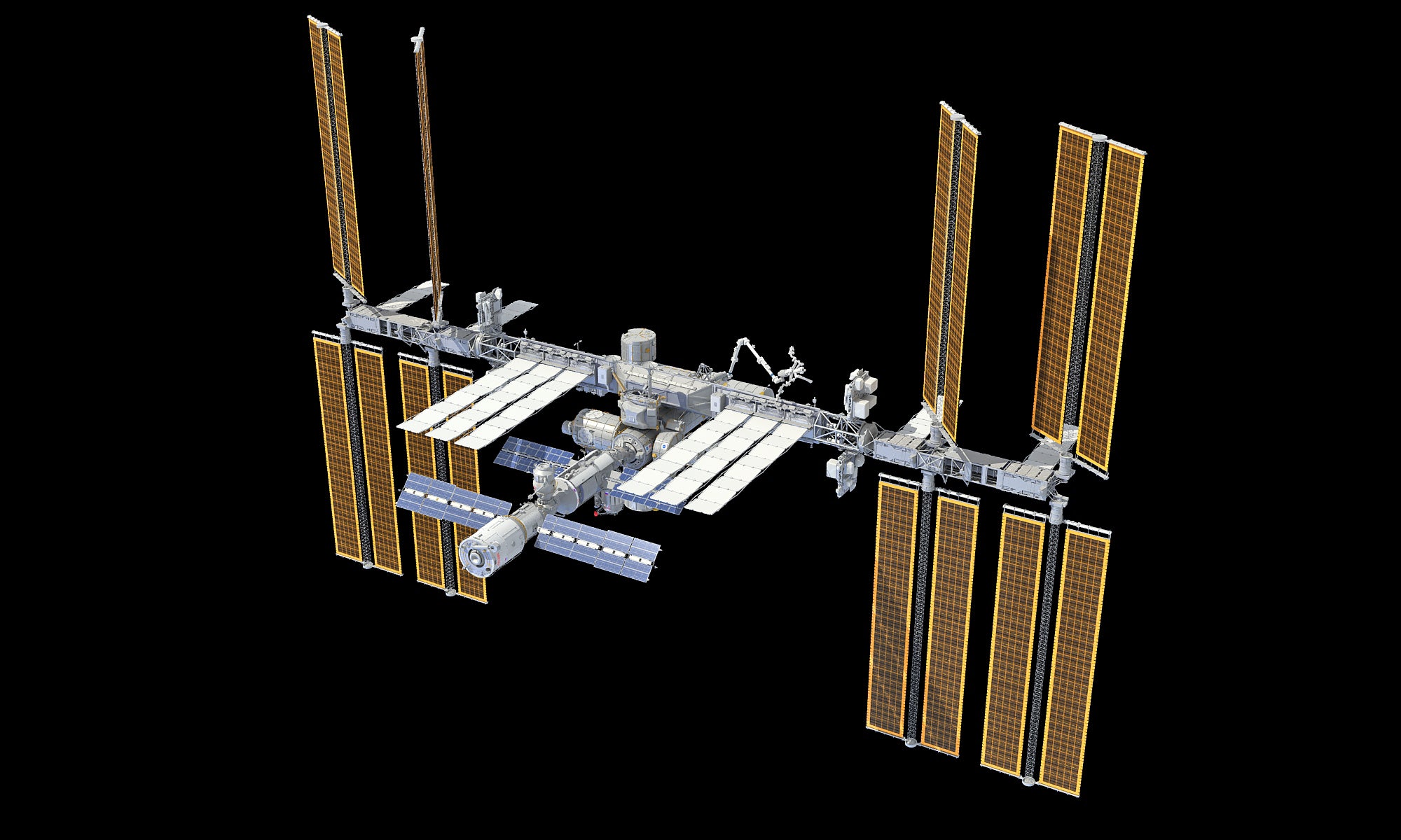 3D ISS International Space Station model