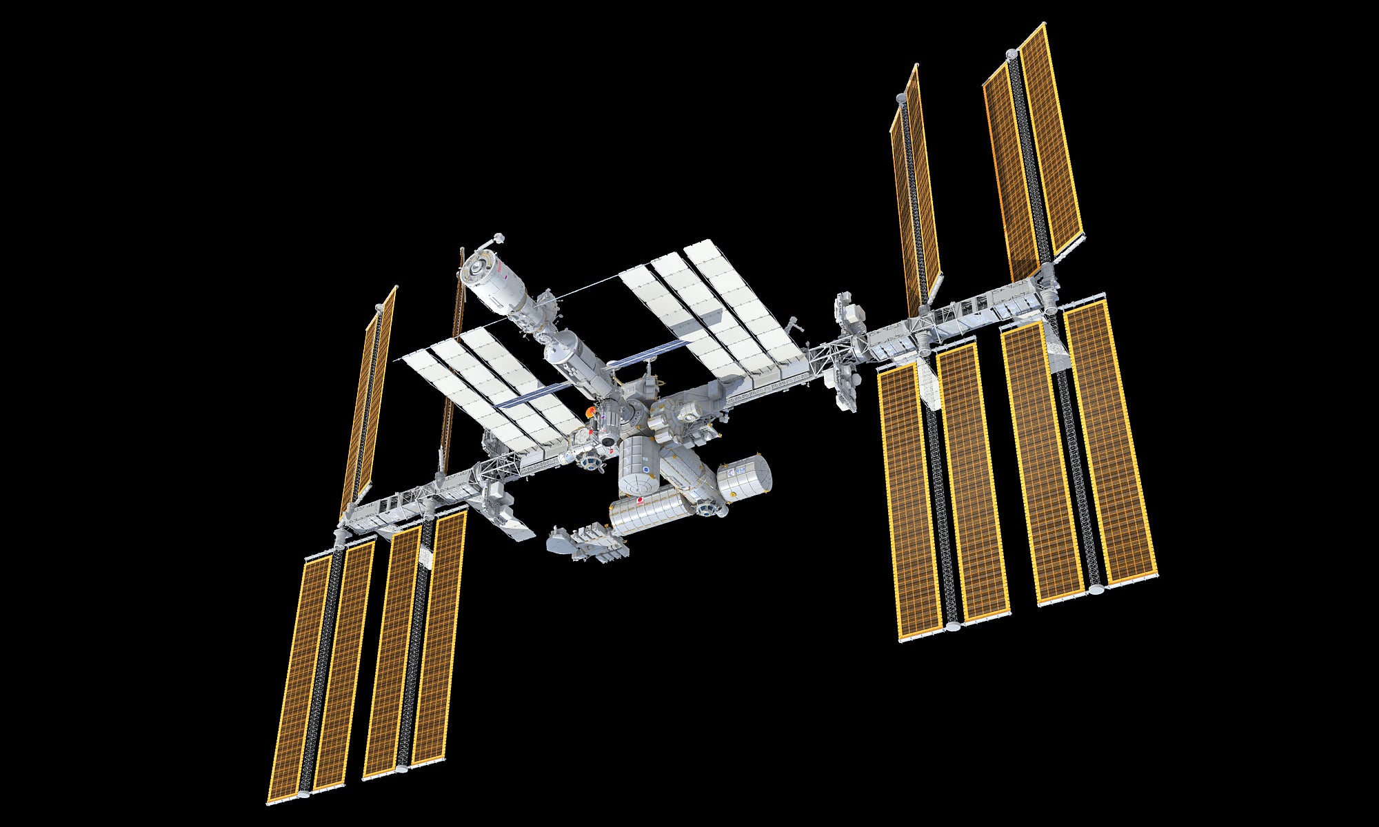 3D ISS International Space Station model