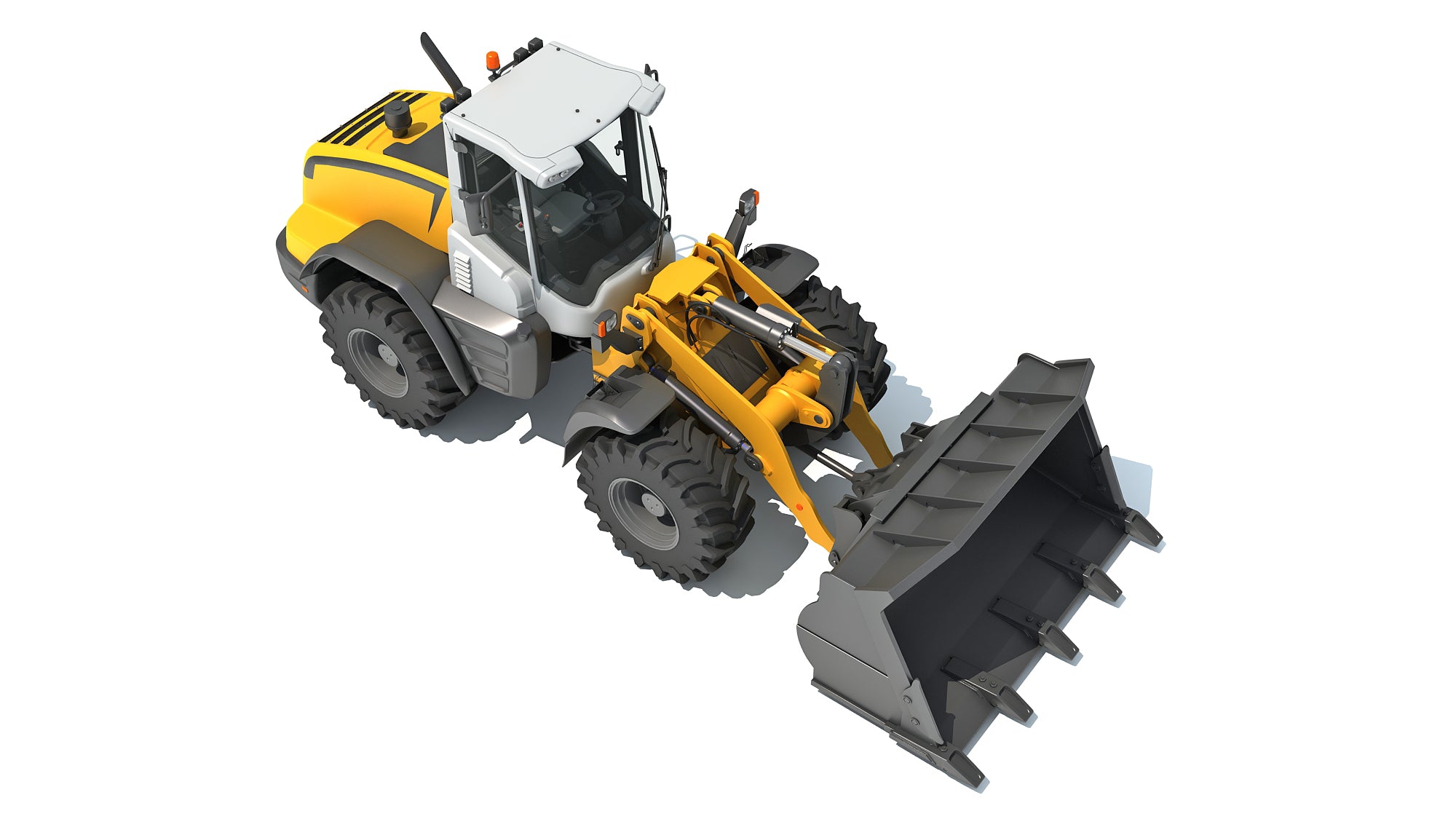 Wheel Loader 3D Model
