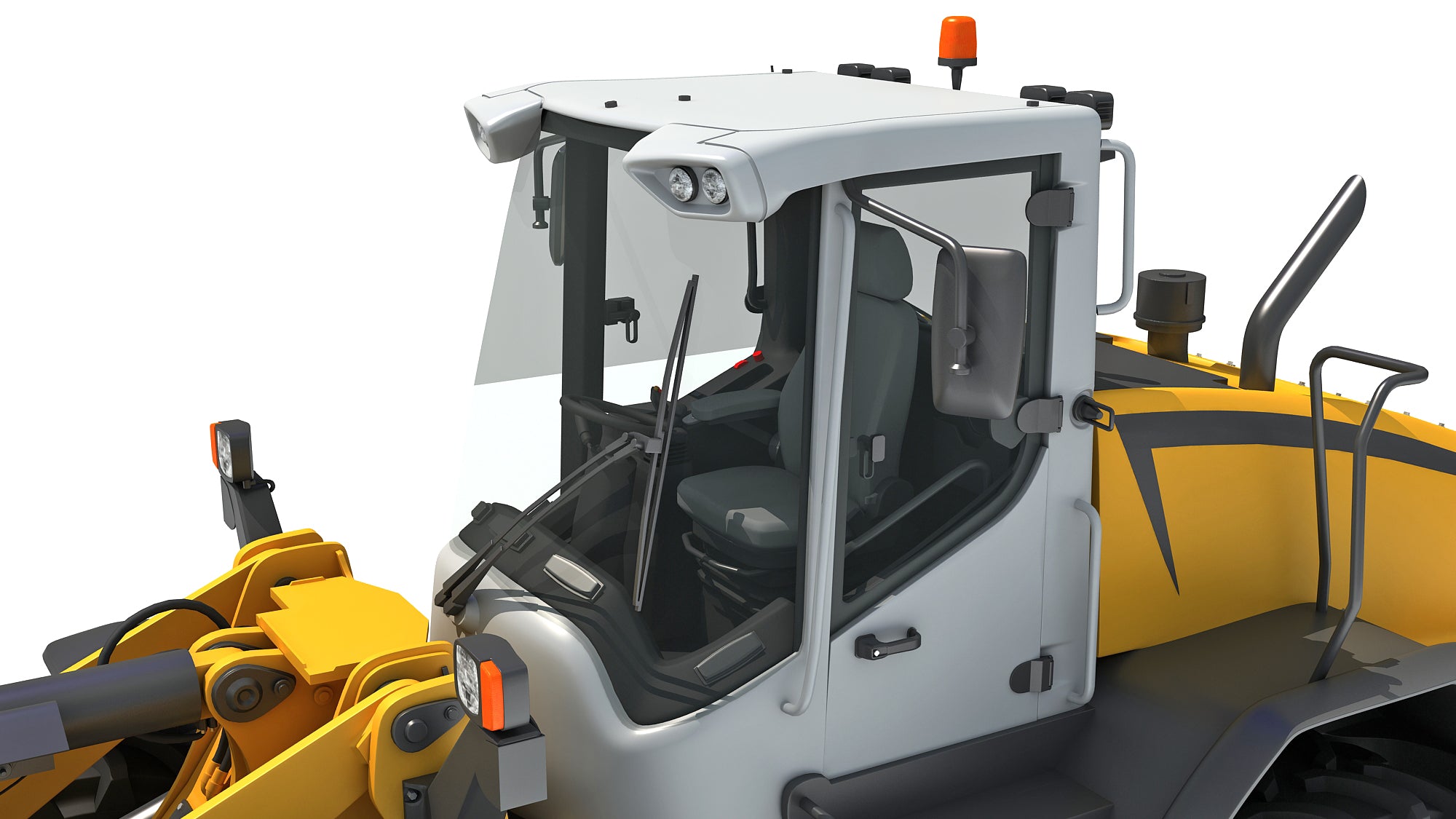 Wheel Loader 3D Model