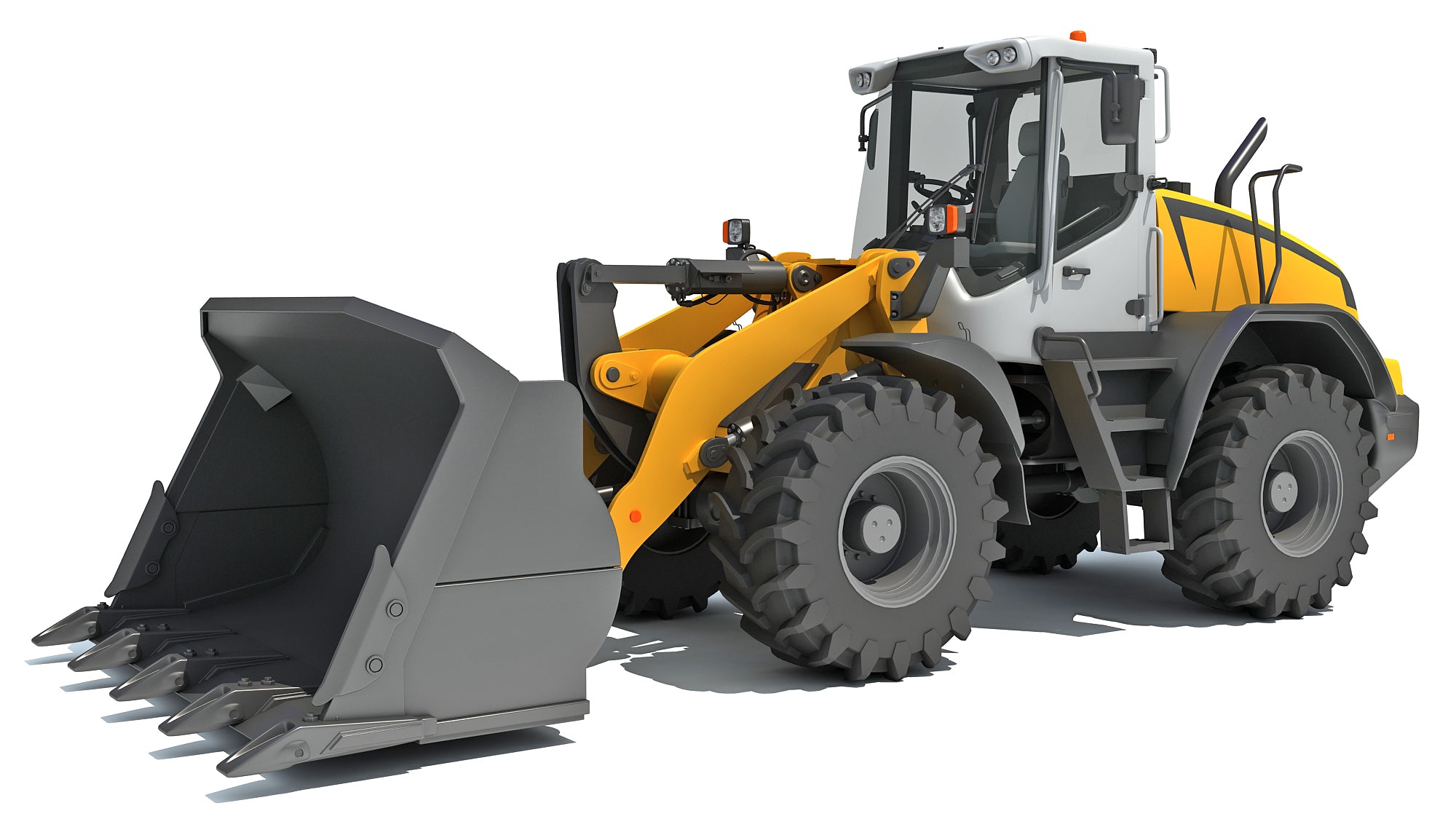 Wheel Loader 3D Model