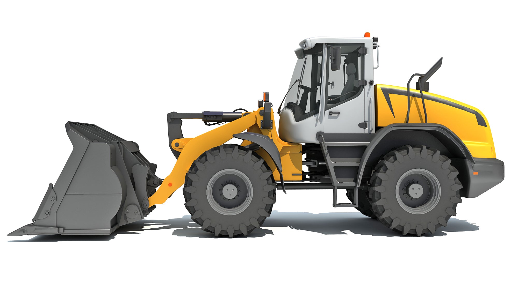 Wheel Loader 3D Model