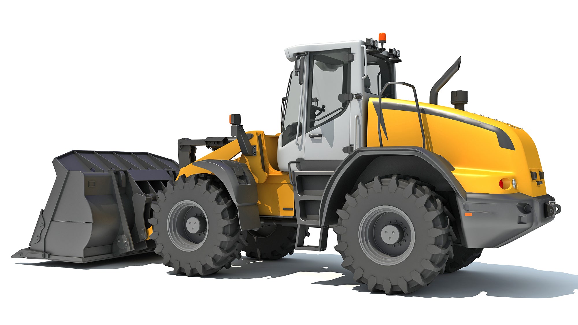 Wheel Loader 3D Model