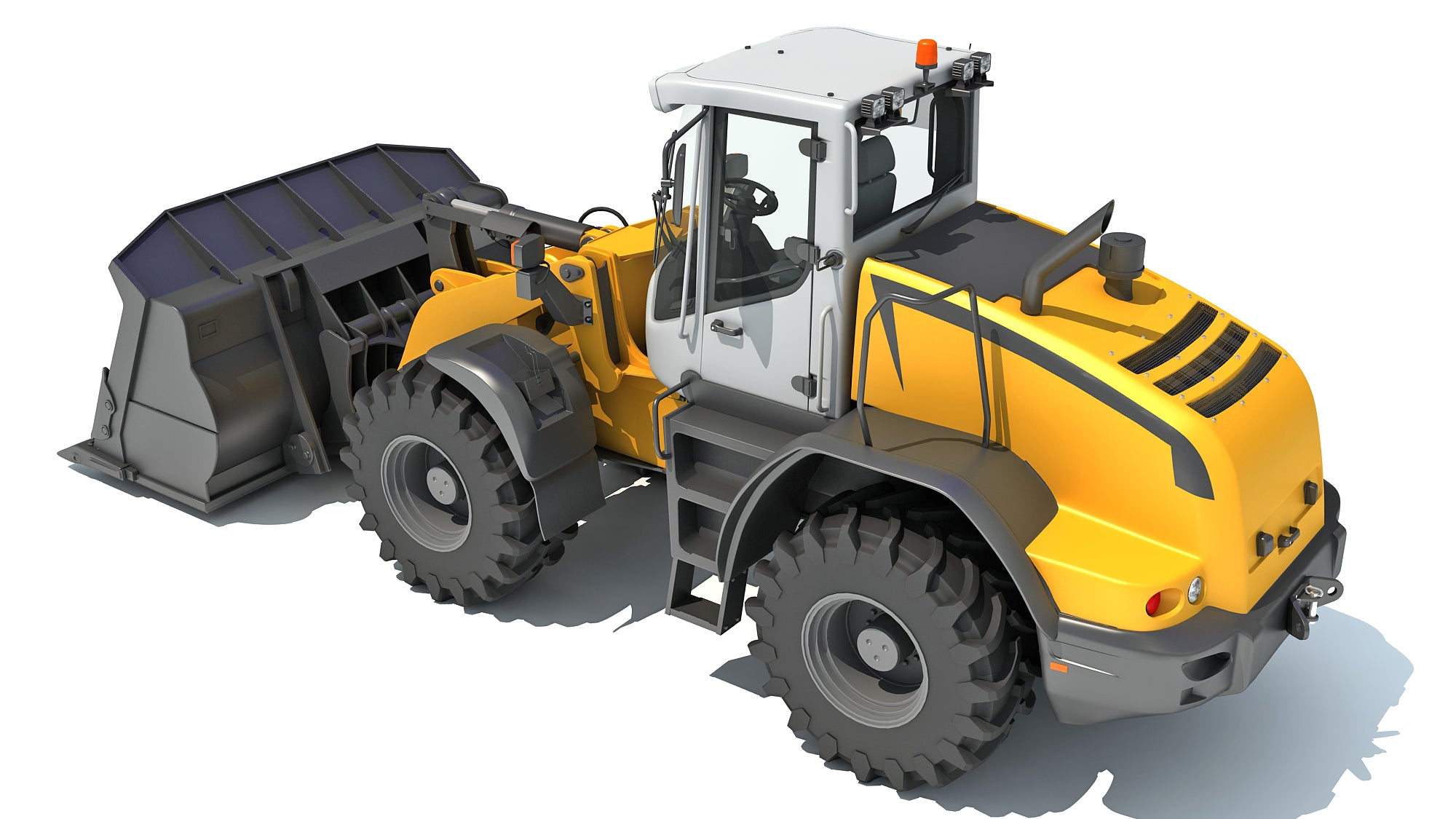 Wheel Loader 3D Model