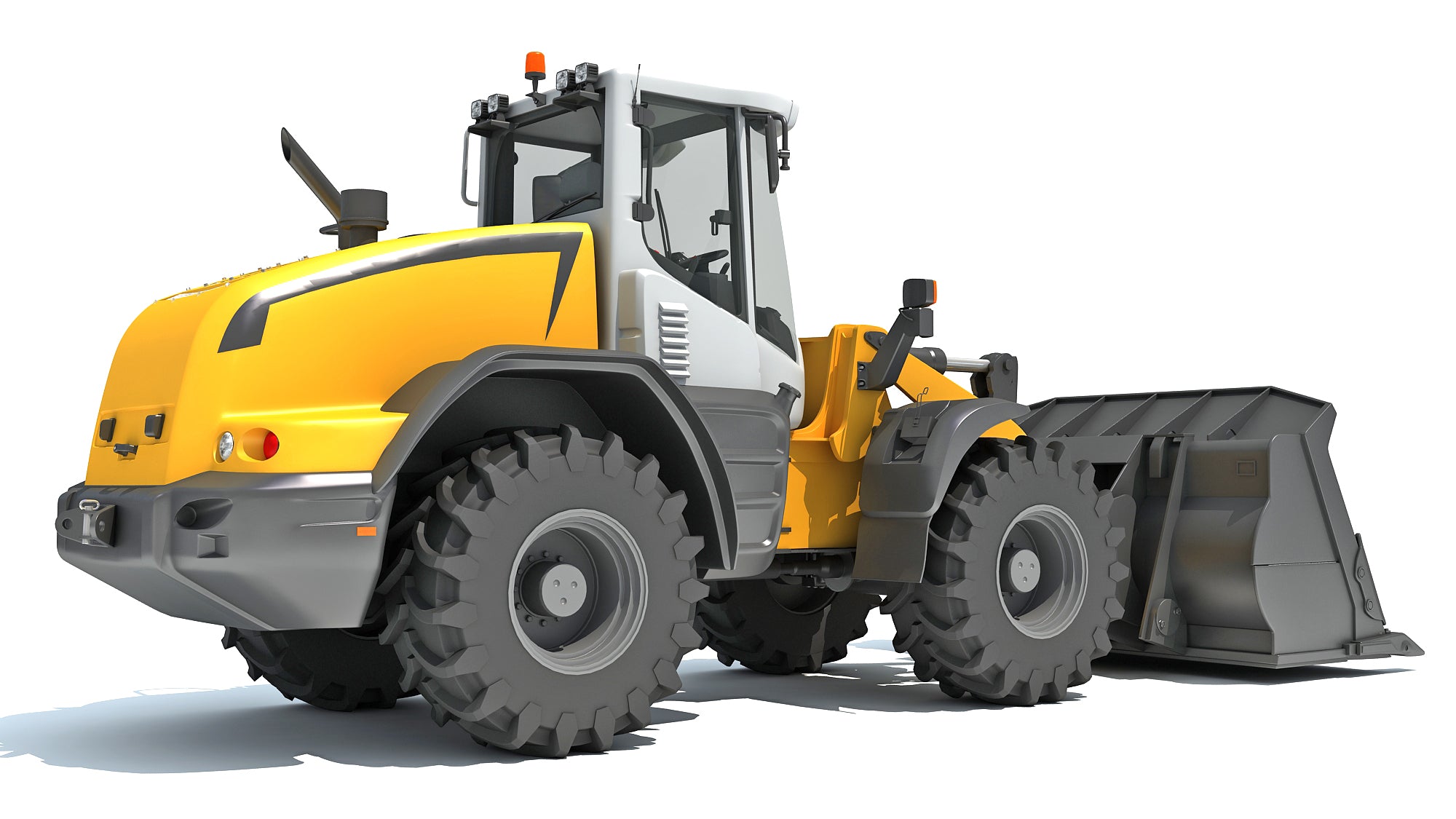Wheel Loader 3D Model