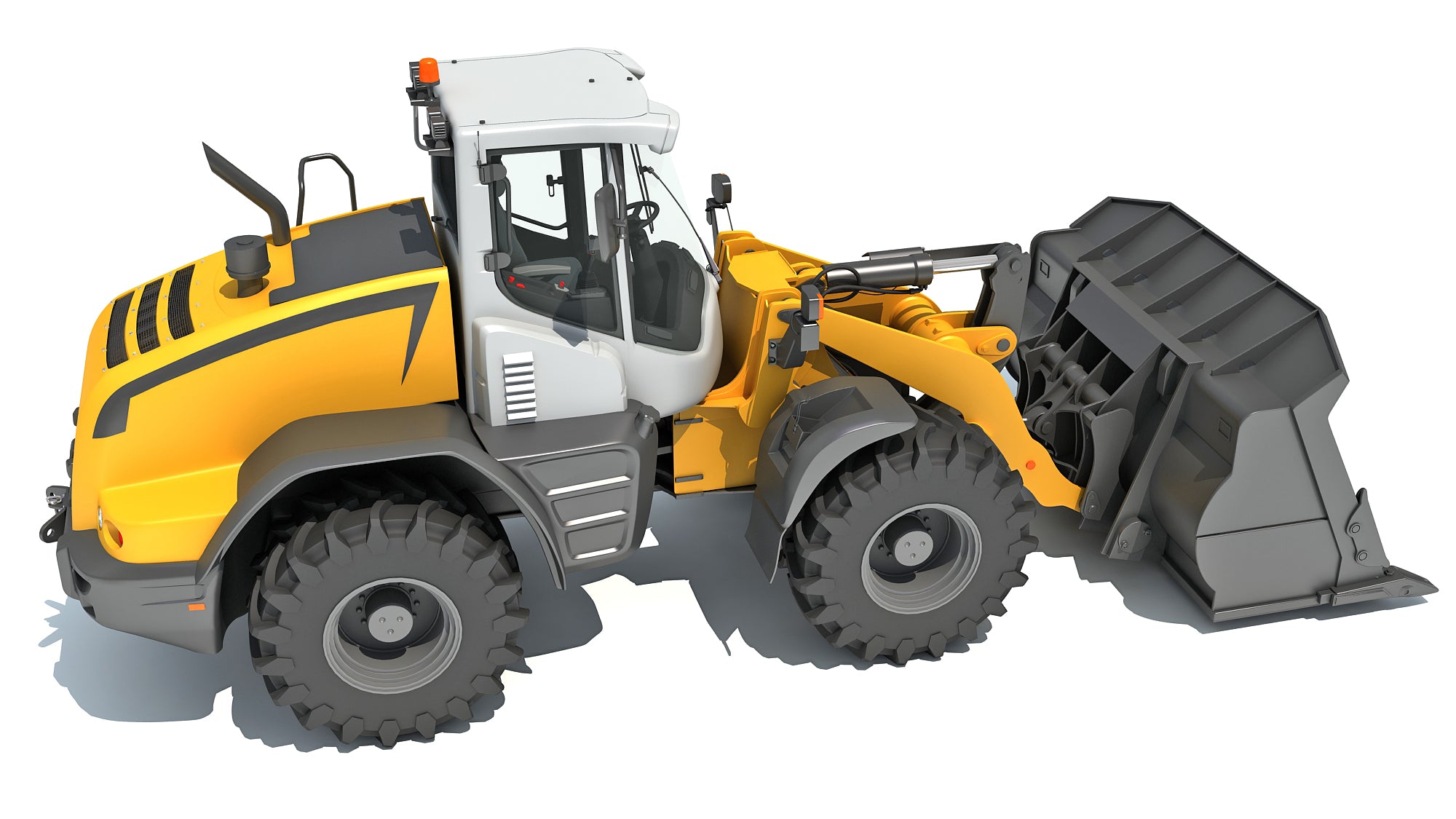 Wheel Loader 3D Model