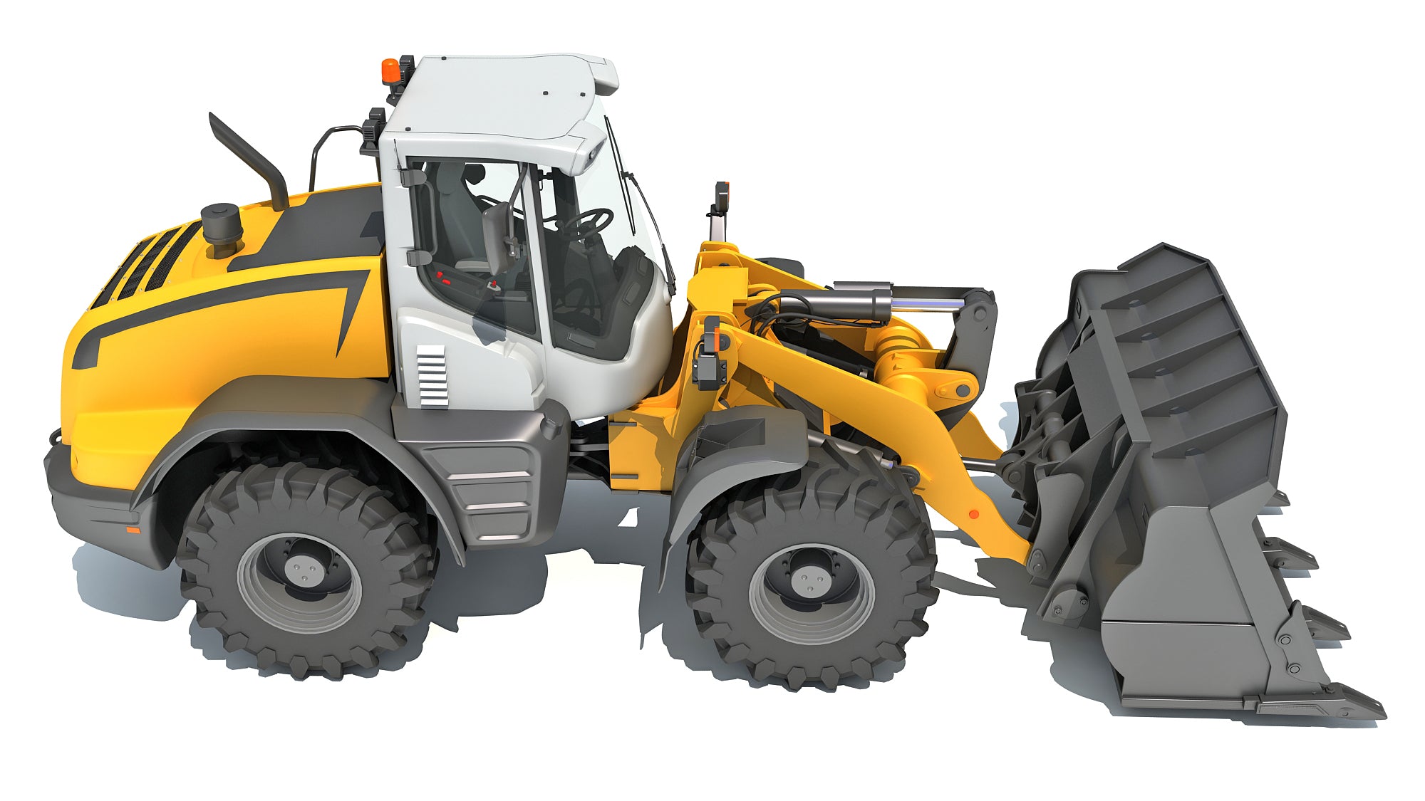 Wheel Loader 3D Model
