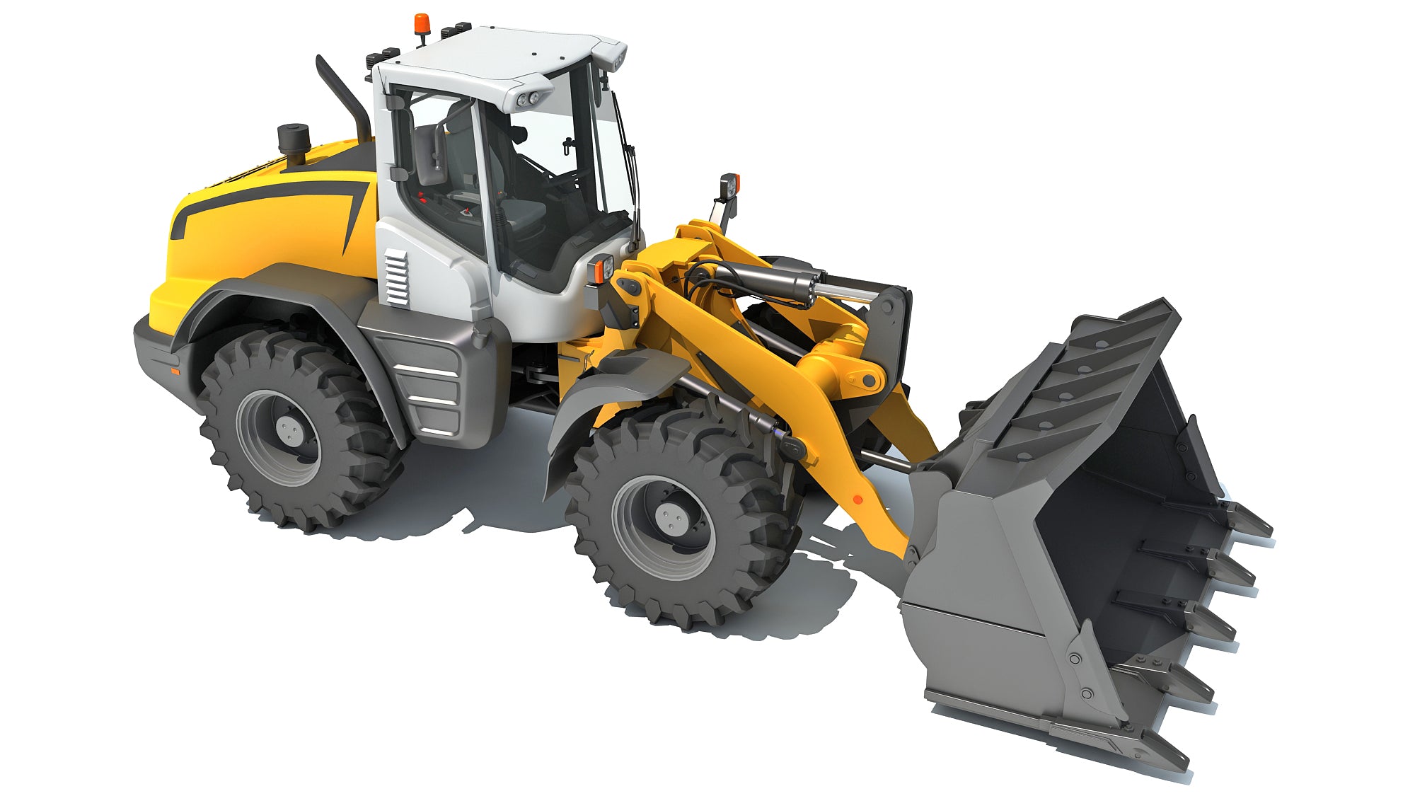 Wheel Loader 3D Model